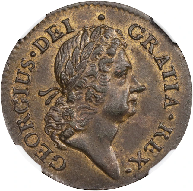 1722 Rosa Americana Penny. Martin 2.11-C.8, W-1264. Rarity-5. UTILE