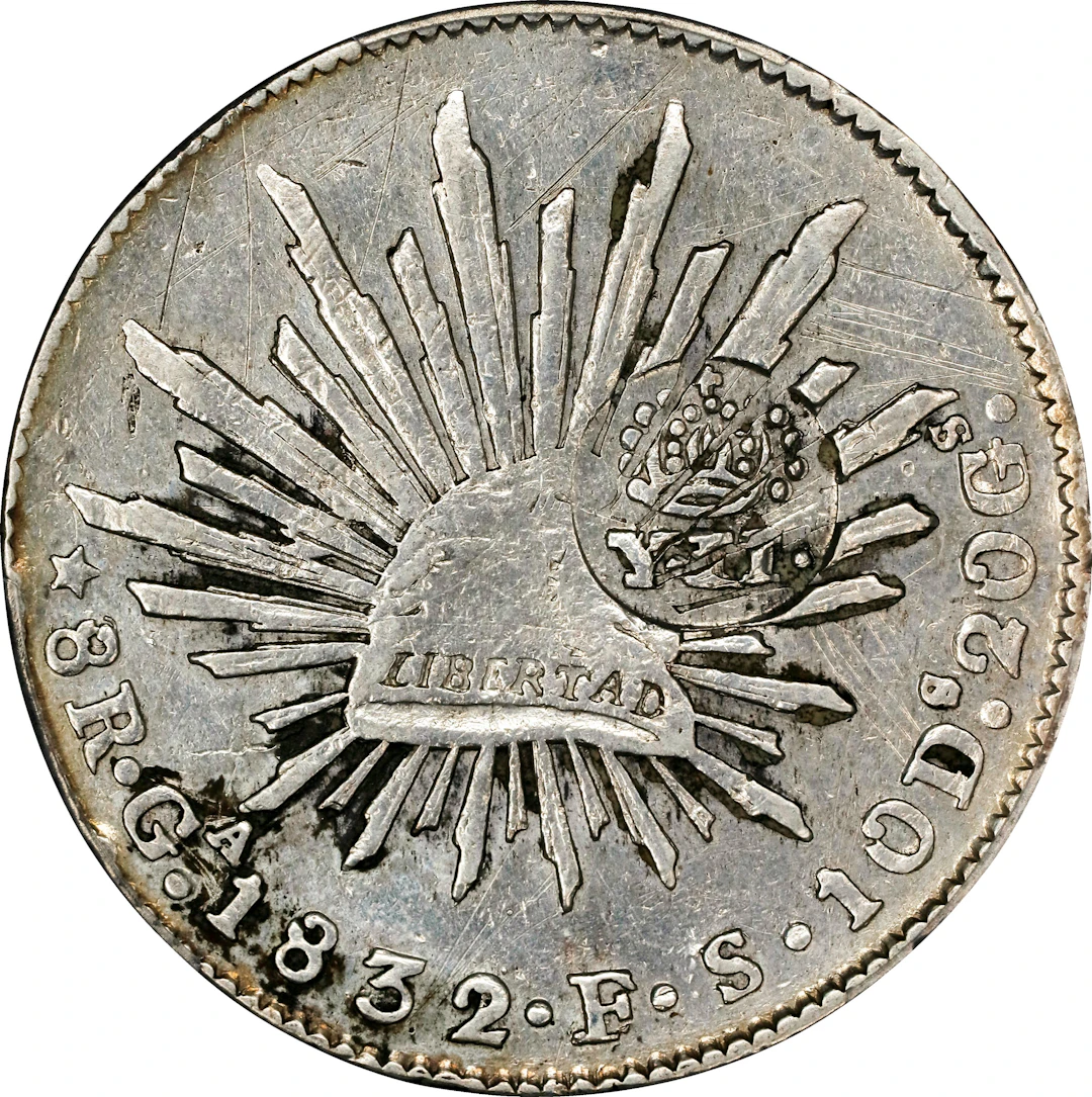 PHILIPPINES. Philippines - Mexico. 8 Reales, ND (1834-37). Manila