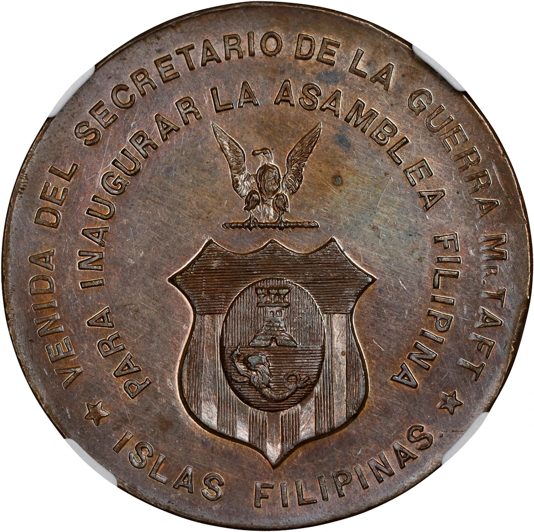 PHILIPPINES. Inaugural Assembly of the Philippine Assembly Bronze