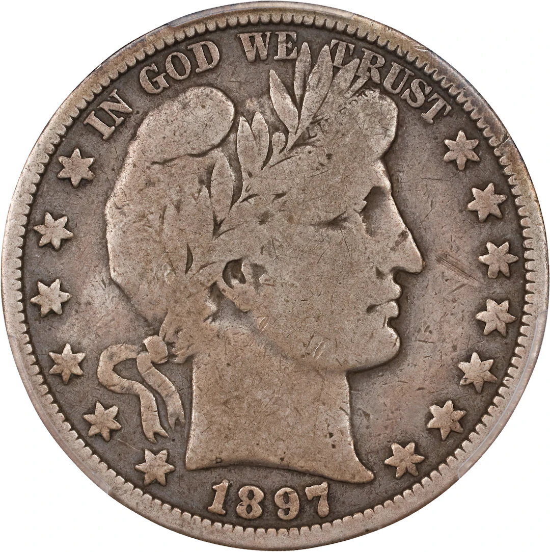 1897-O Barber Half Dollar. VG-10 (PCGS).