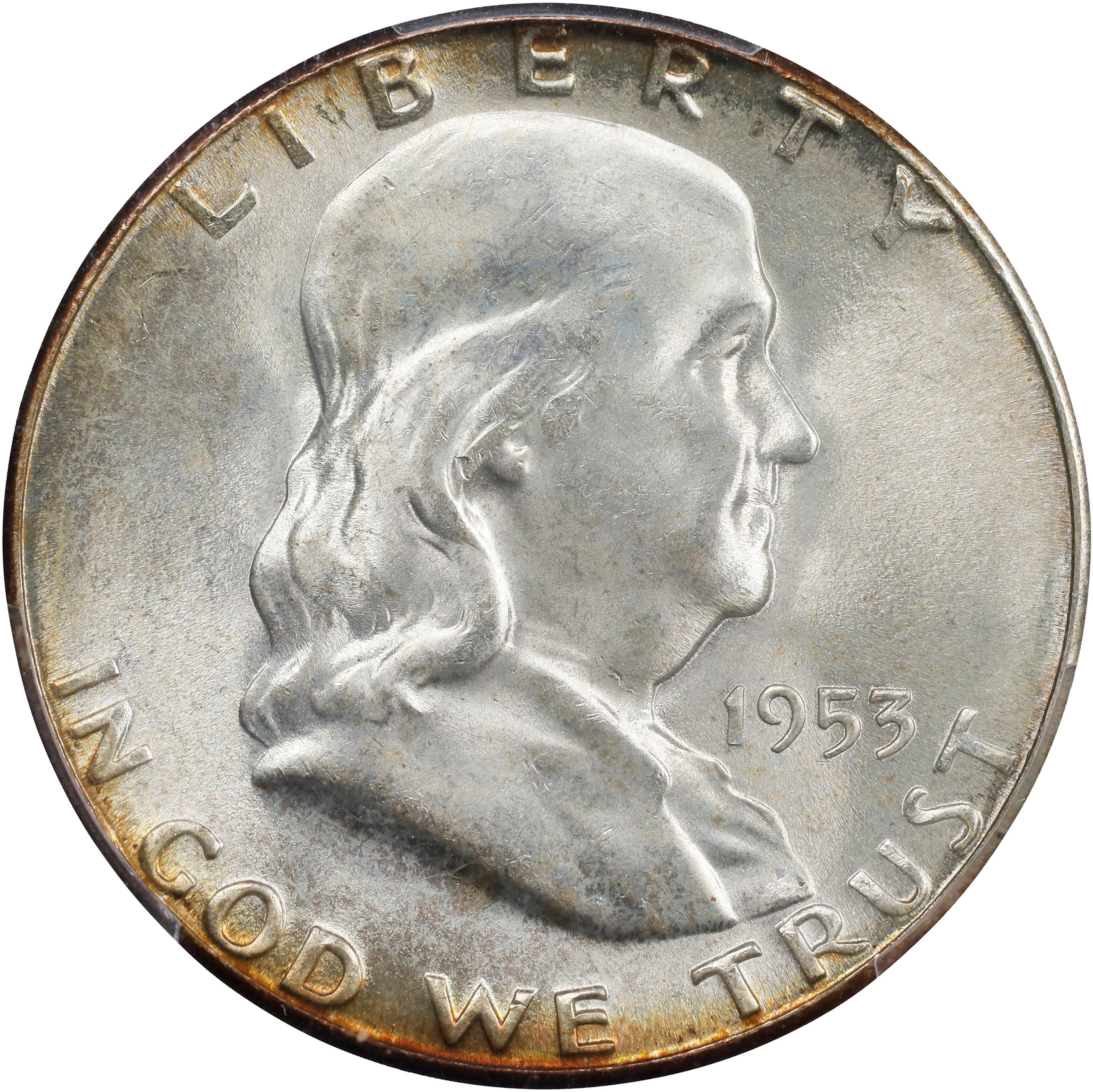 1953-S Franklin Half Dollar. MS-67 (PCGS). CAC.