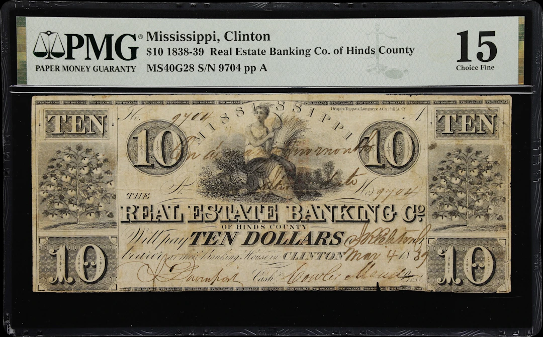 Clinton, Mississippi. Real Estate Banking Company of Hinds County.