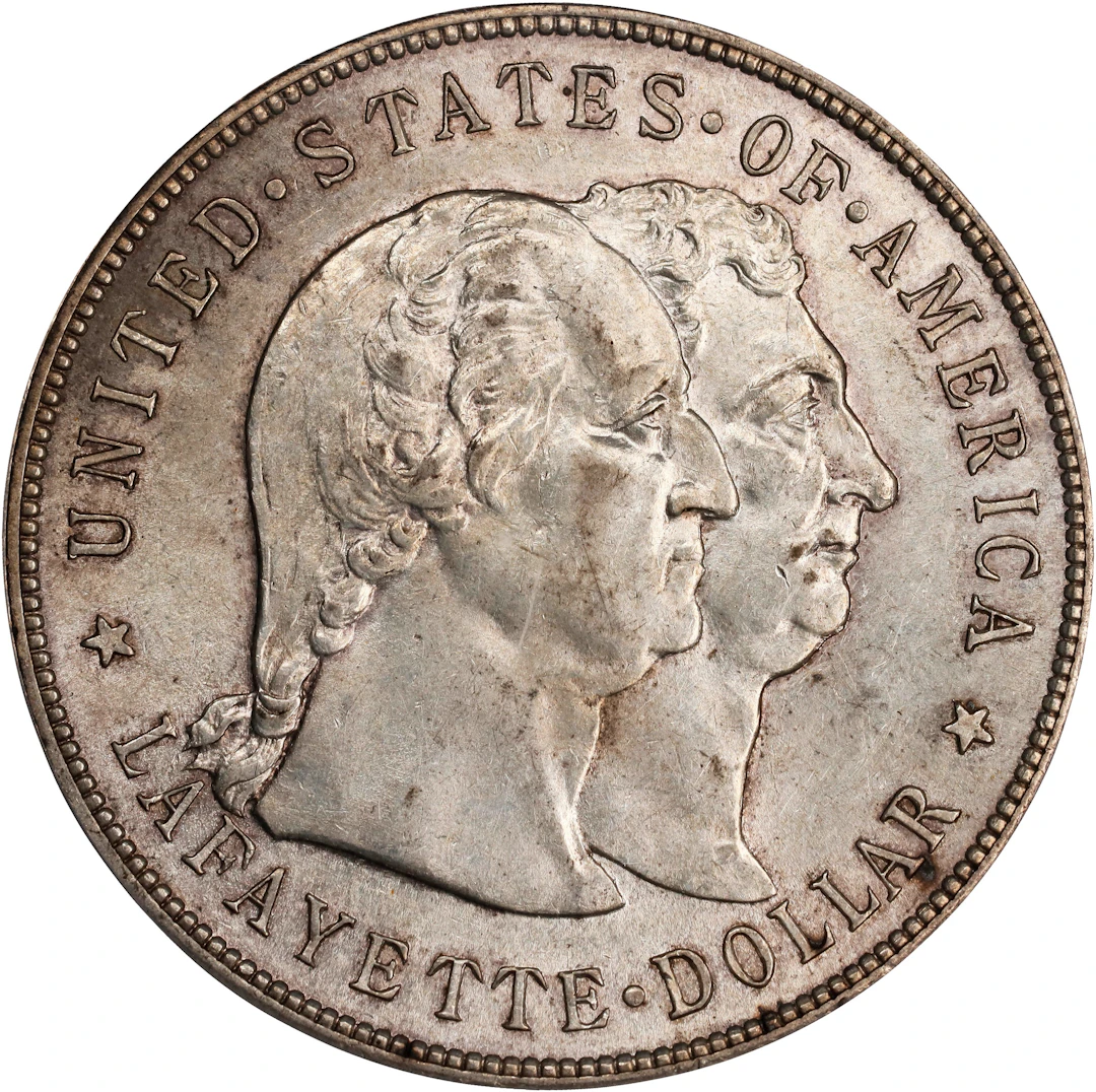 1900 Lafayette Silver Dollar. AU-58 (PCGS).