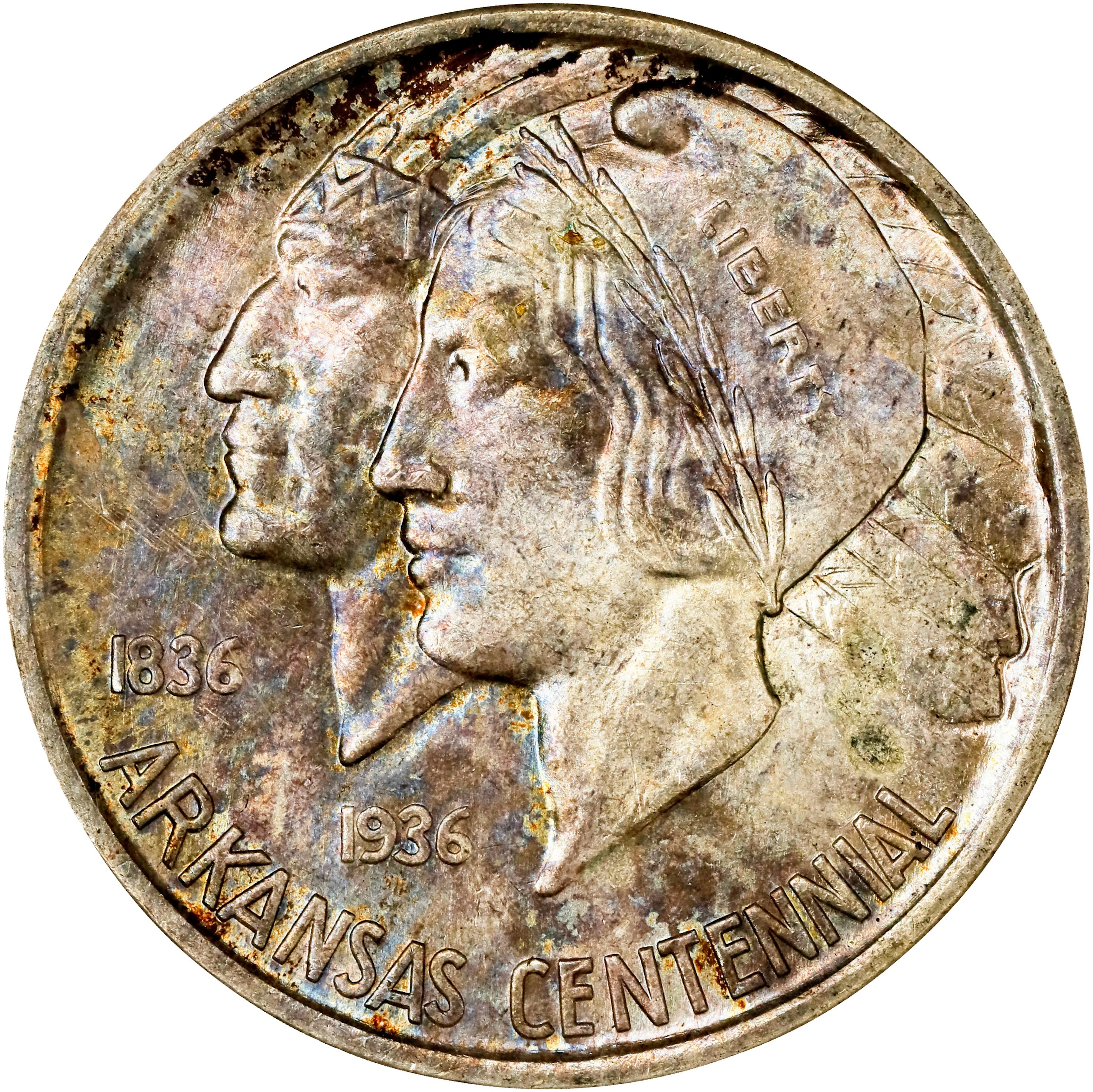 1935 Arkansas Centennial. MS-64 (NGC). OH Generation 4.0.