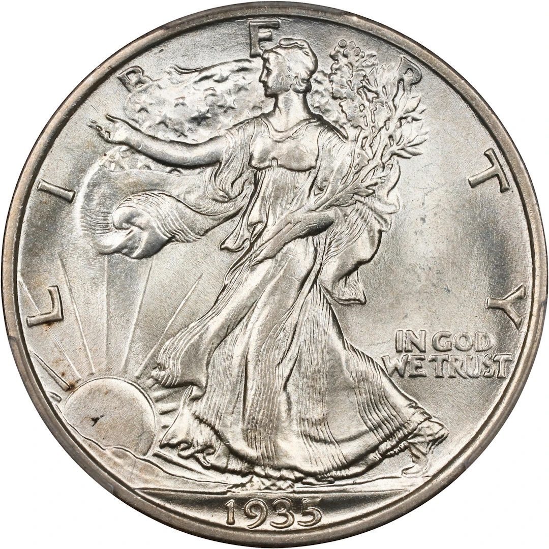 1935 Walking Liberty Half Dollar. MS-63 (PCGS).
