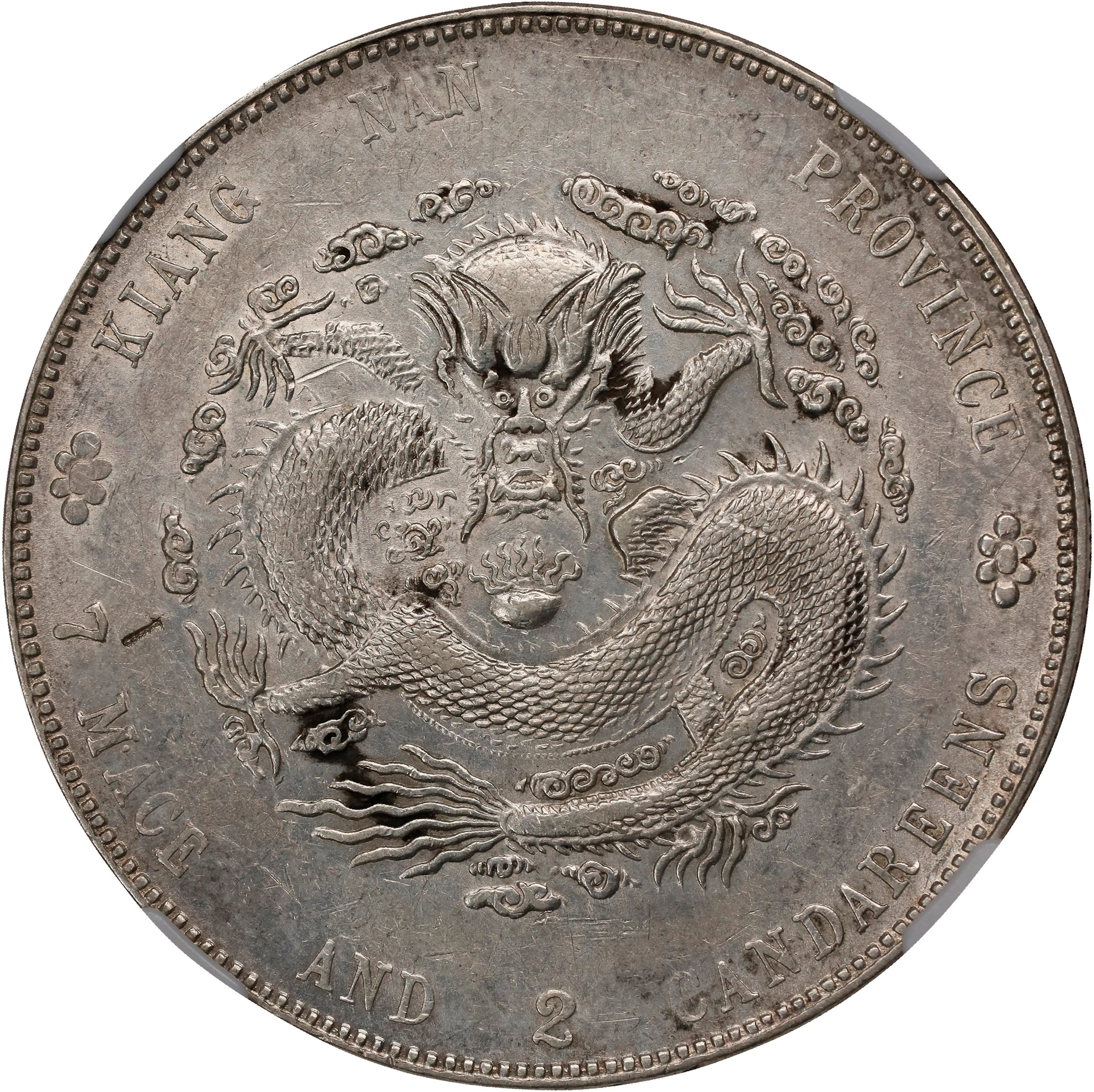 (t) CHINA. Kiangnan. 7 Mace 2 Candareens (Dollar), CD (1904)-HAH CH.