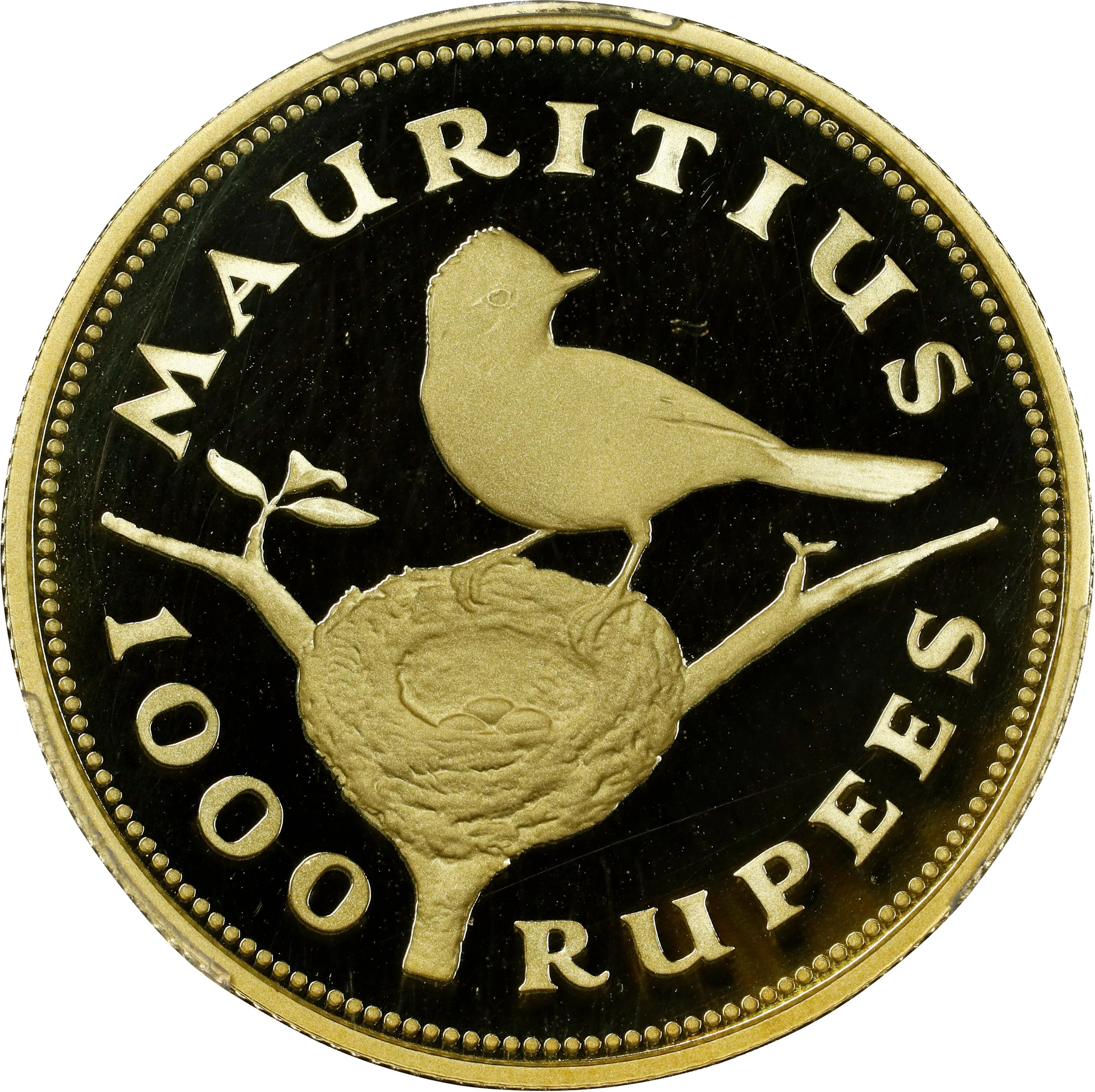 MAURITIUS. 1000 Rupees, 1975. Elizabeth II. PCGS PROOF-68 Deep Cameo.