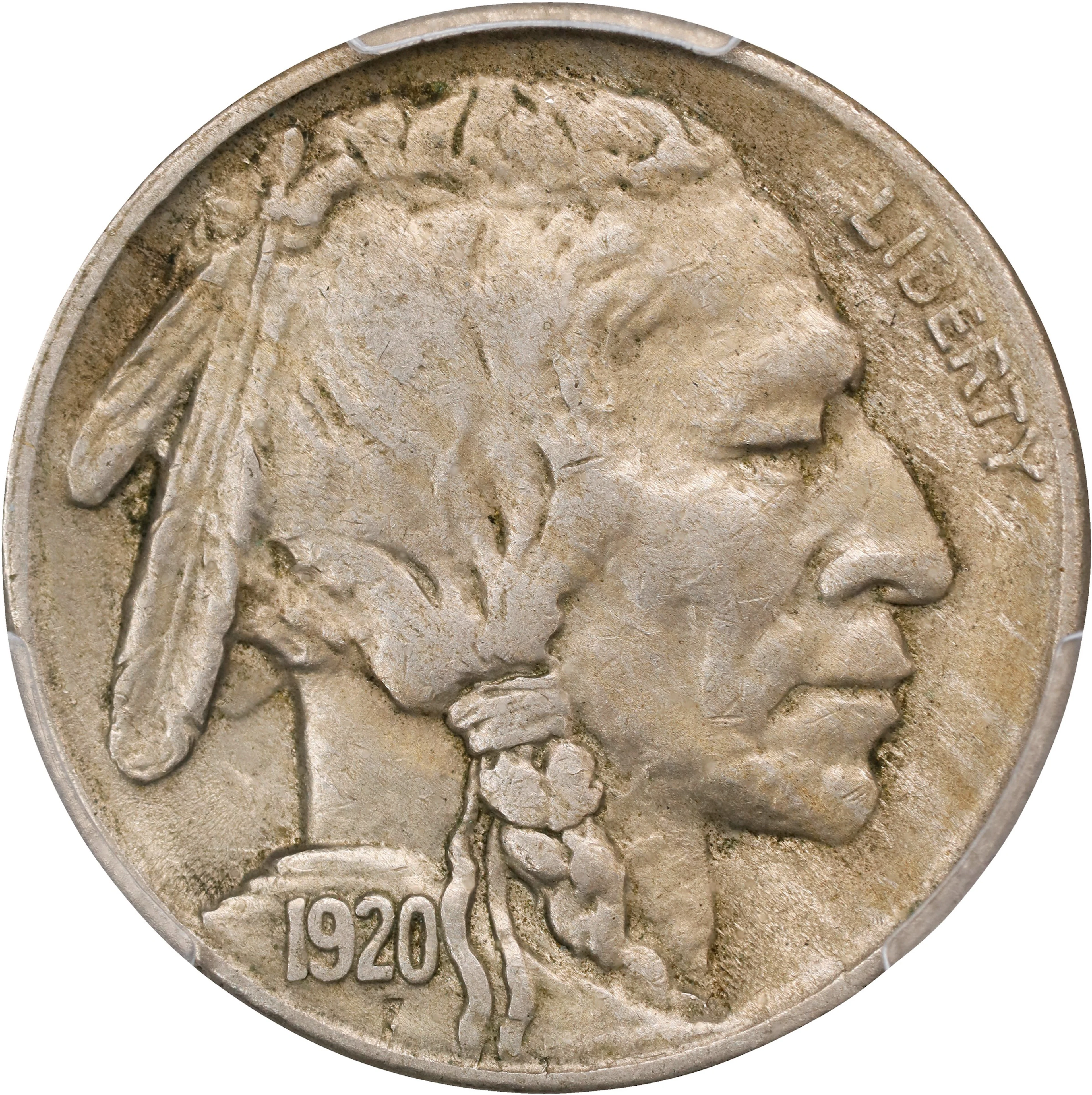 1920-S Buffalo Nickel. AU-50 (PCGS).