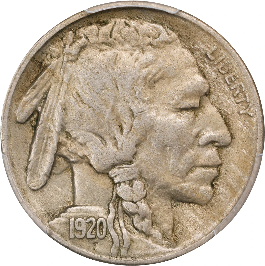 1920-S Buffalo Nickel. AU-50 (PCGS).