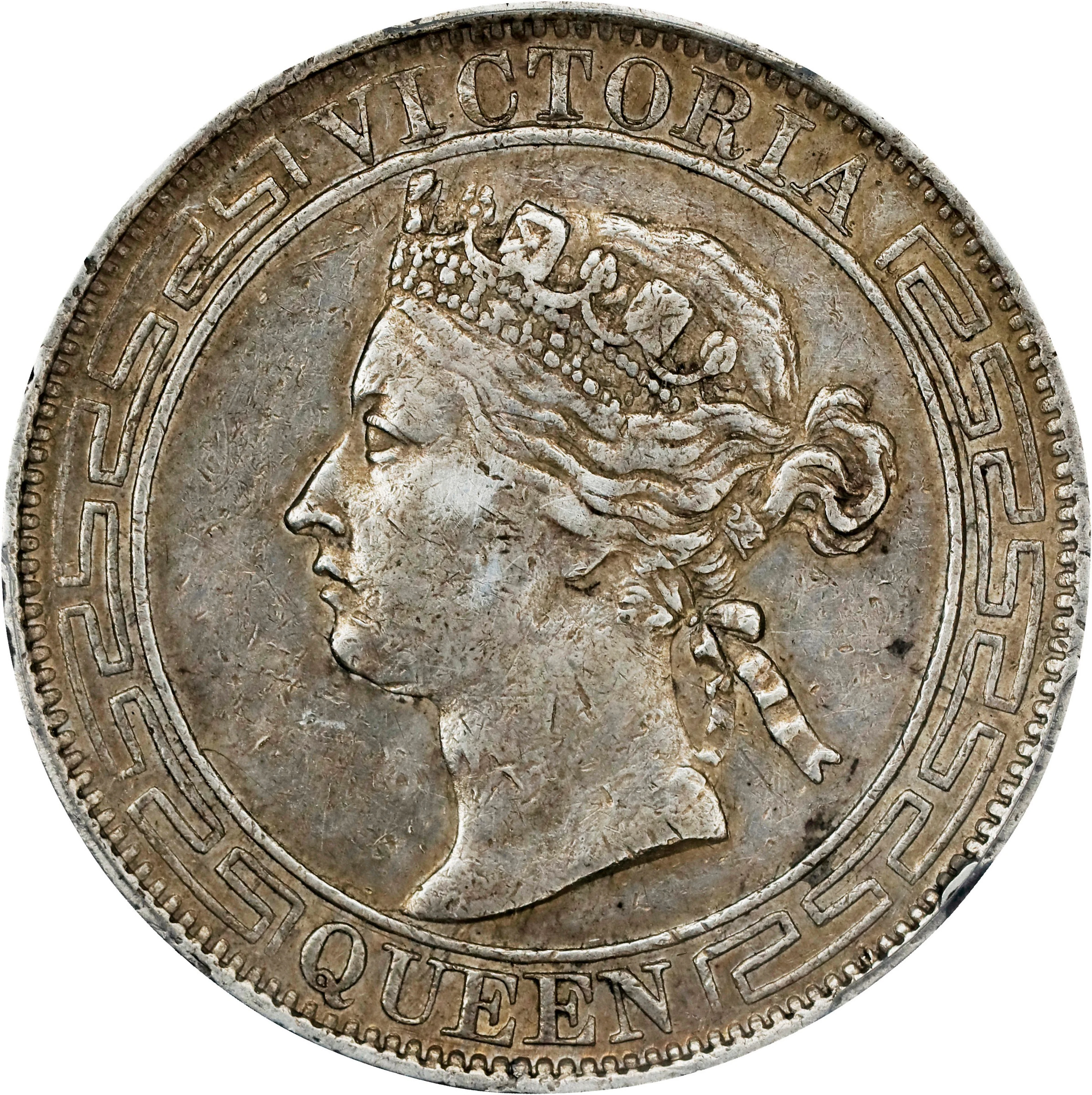 (t) HONG KONG (SAR). 50 Cents, 1866. Hong Kong Mint. Victoria. PCGS