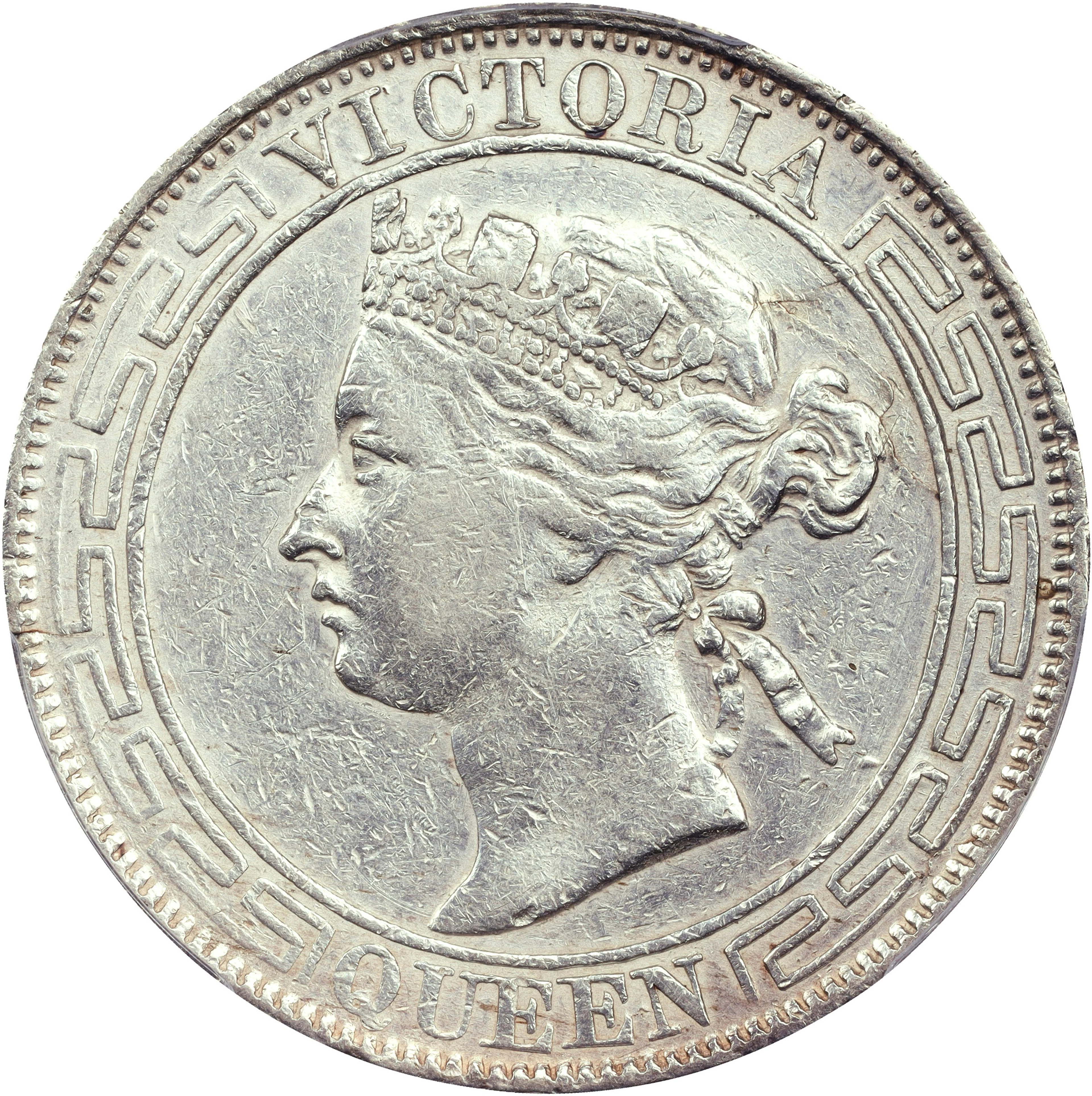 (t) HONG KONG (SAR). 50 Cents, 1867. Hong Kong Mint. Victoria. PCGS