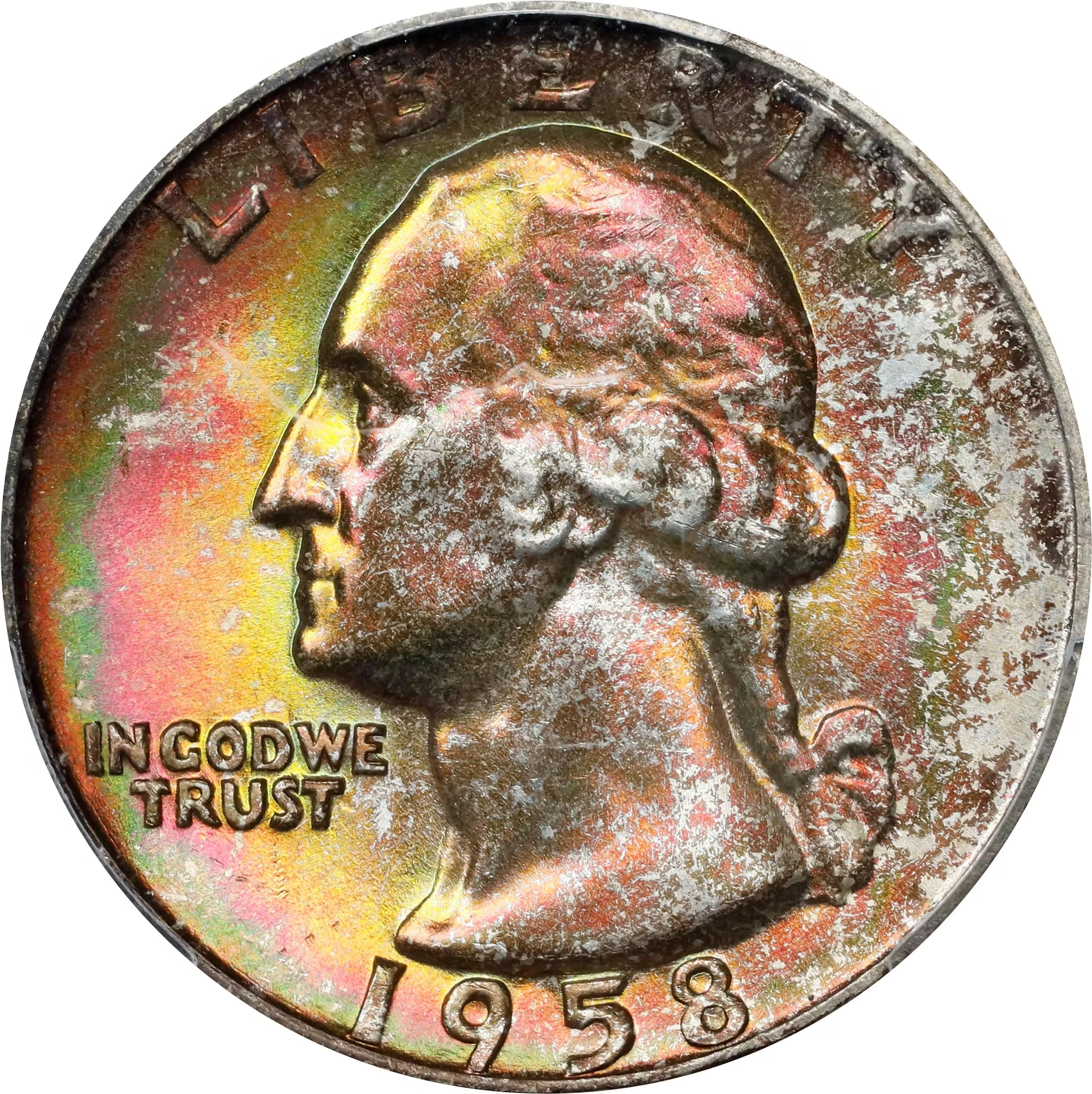 1958-D Washington Quarter. MS-68 (PCGS).
