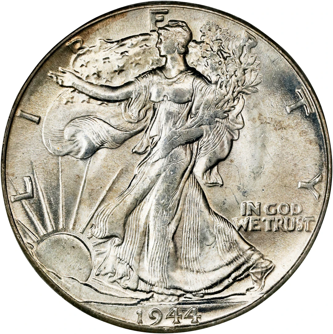 1944 Walking Liberty Half Dollar. MS-63 (PCGS). OGH Generation 3.0.