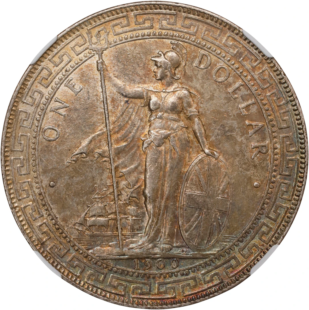 GREAT BRITAIN. Trade Dollar, 1900-B. Bombay Mint. Victoria. NGC MS-62.