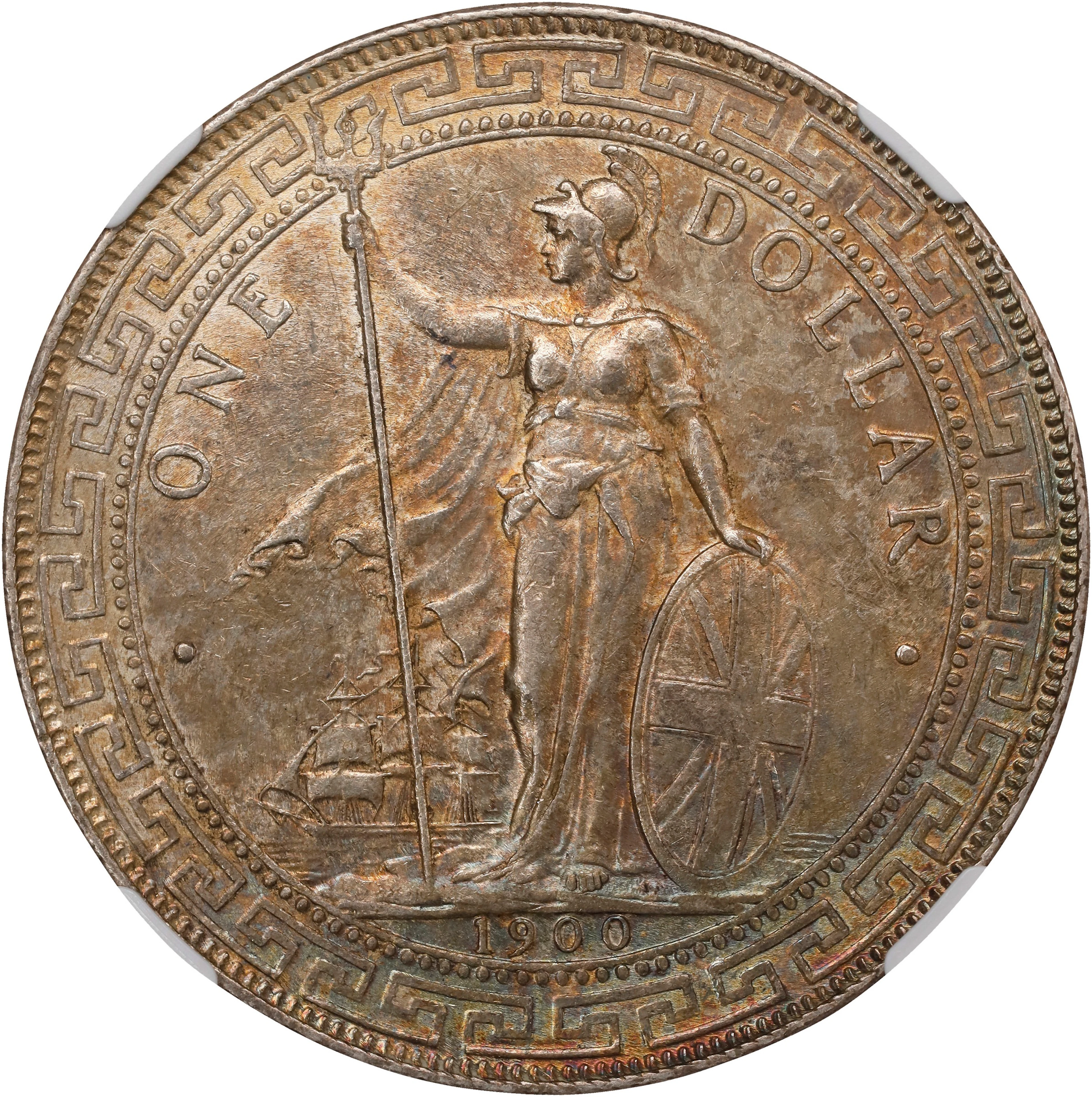 GREAT BRITAIN. Trade Dollar, 1900-B. Bombay Mint. Victoria. NGC MS-62.