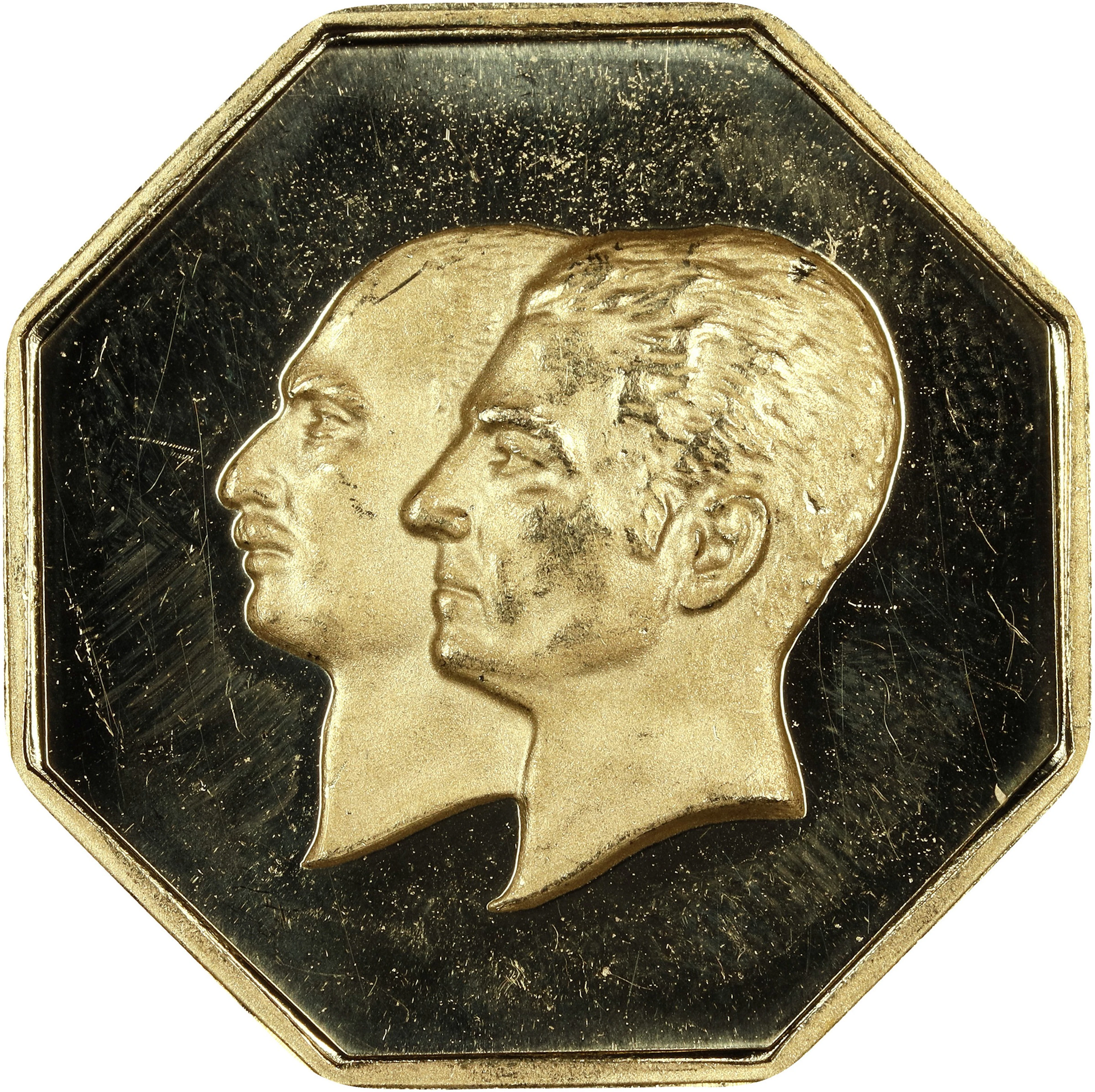 (0.145 oz, 4.51 g AGW). Iran. 1976 50th Anniversary of the National