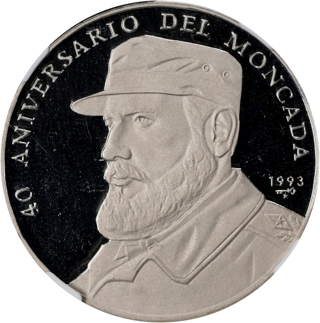 CUBA. Platinum 500 Pesos, 1993. Havana Mint. NGC PROOF-67 Ultra Cameo.