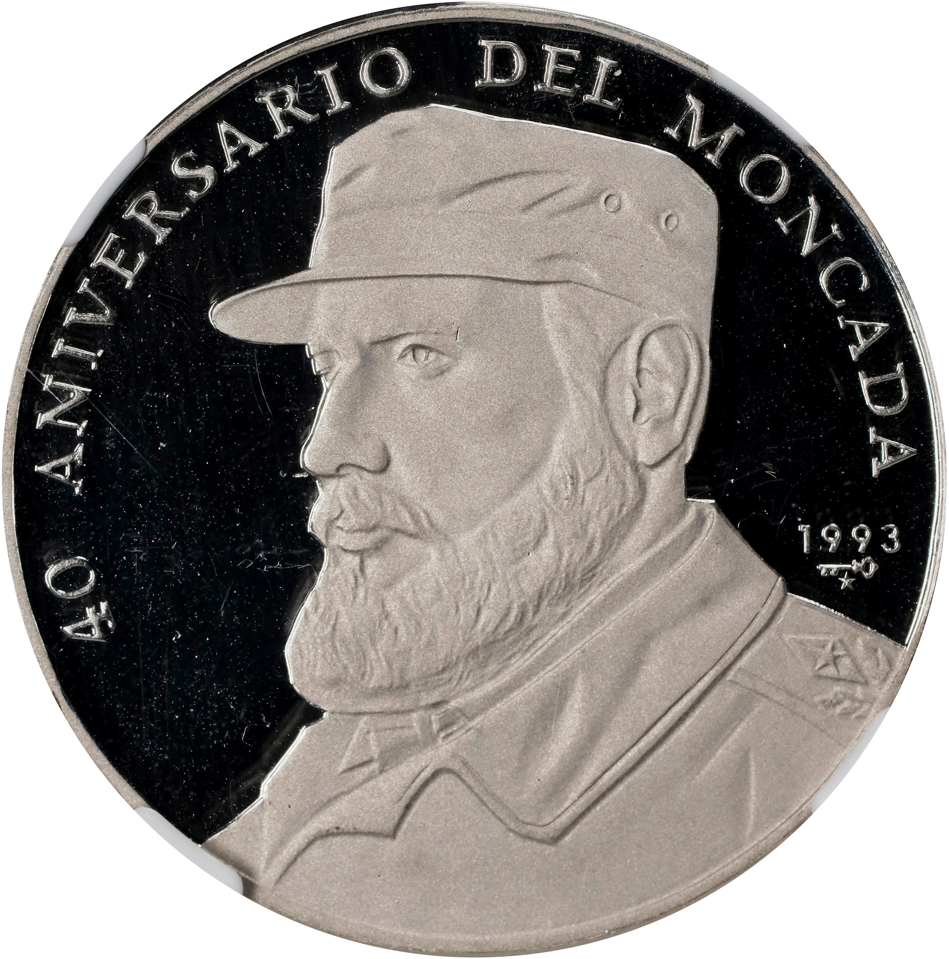 CUBA. Platinum 500 Pesos, 1993. Havana Mint. NGC PROOF-67 Ultra Cameo.