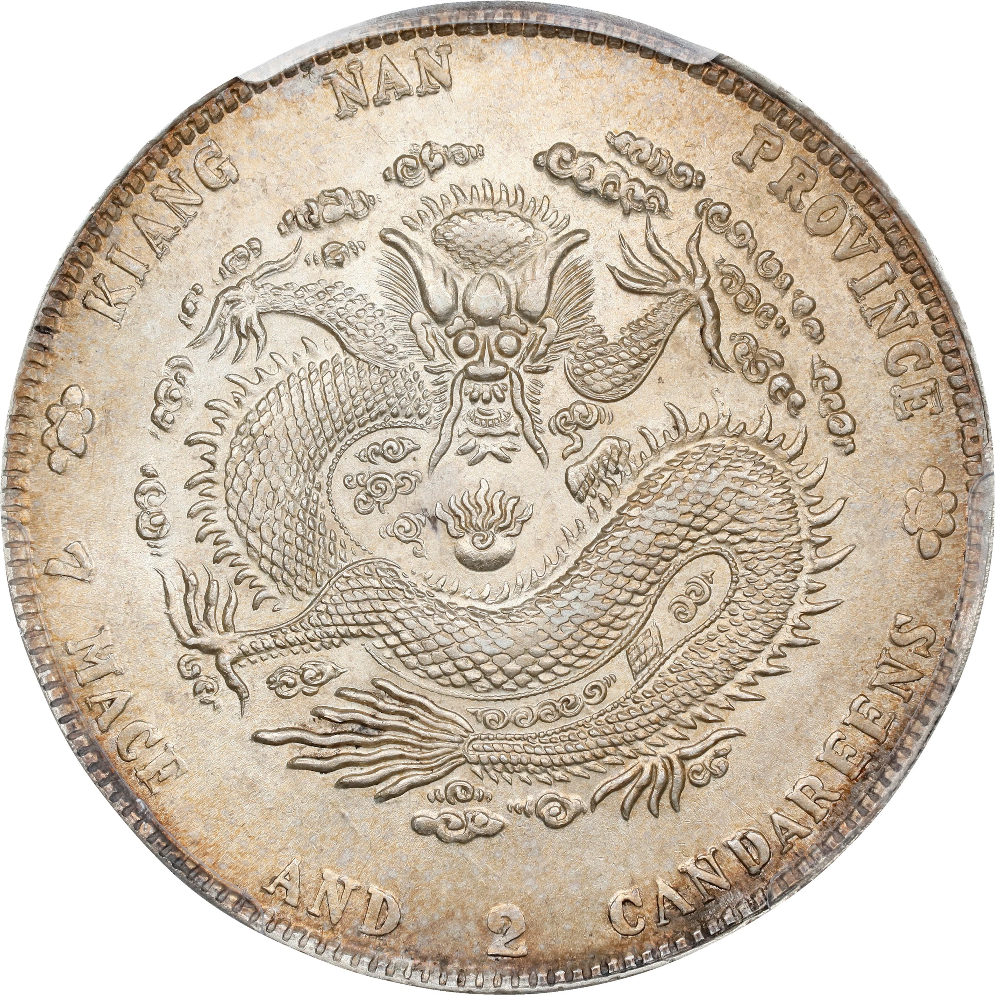 (t) CHINA. Kiangnan. 7 Mace 2 Candareens (Dollar), CD (1901)-HAH.