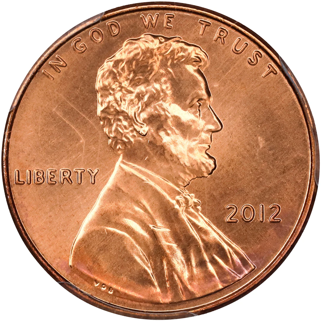 2012 Lincoln Cent. MS-68 RD (PCGS).