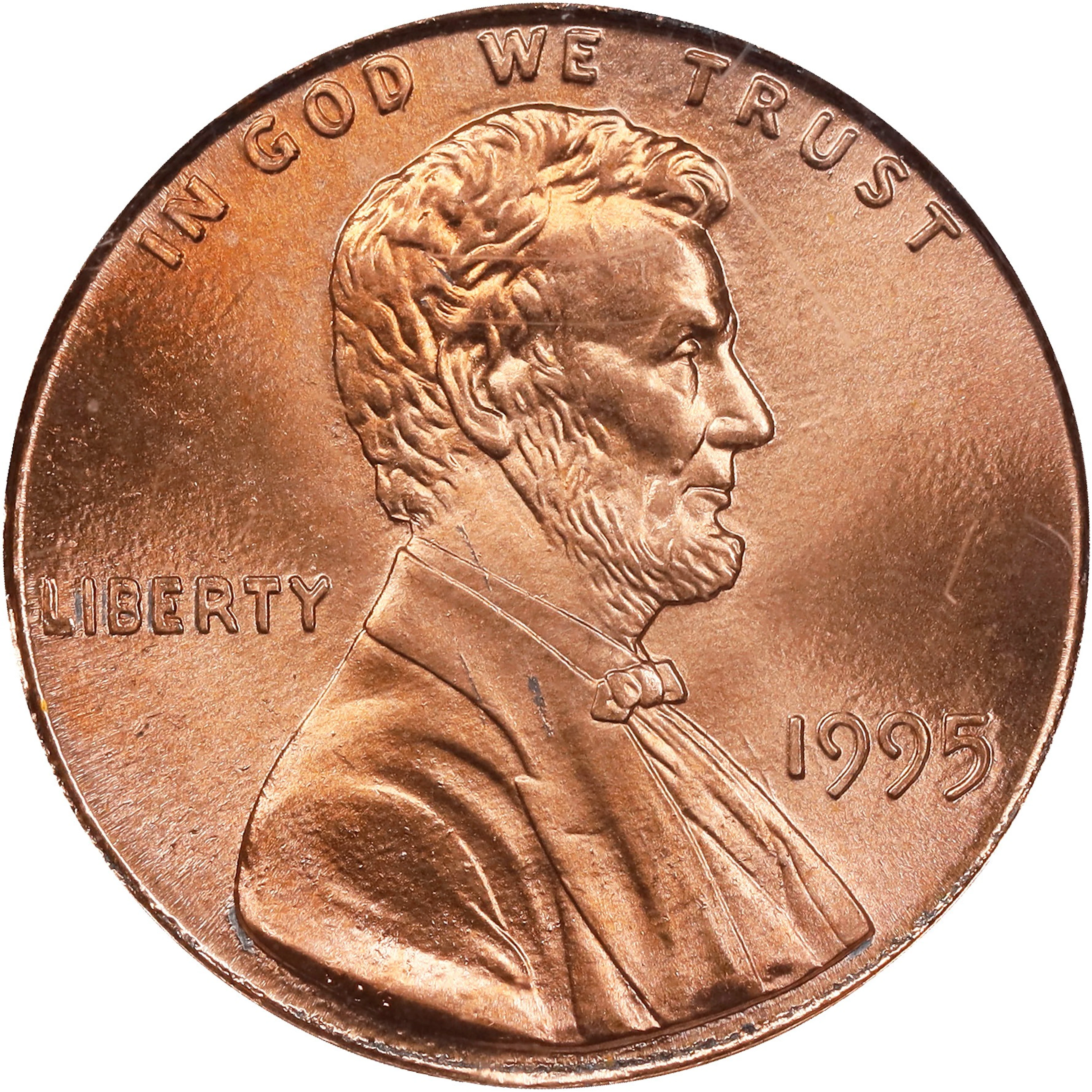 1995 Lincoln Cent. FS-101. Doubled Die Obverse. MS-68 RD (PCGS).