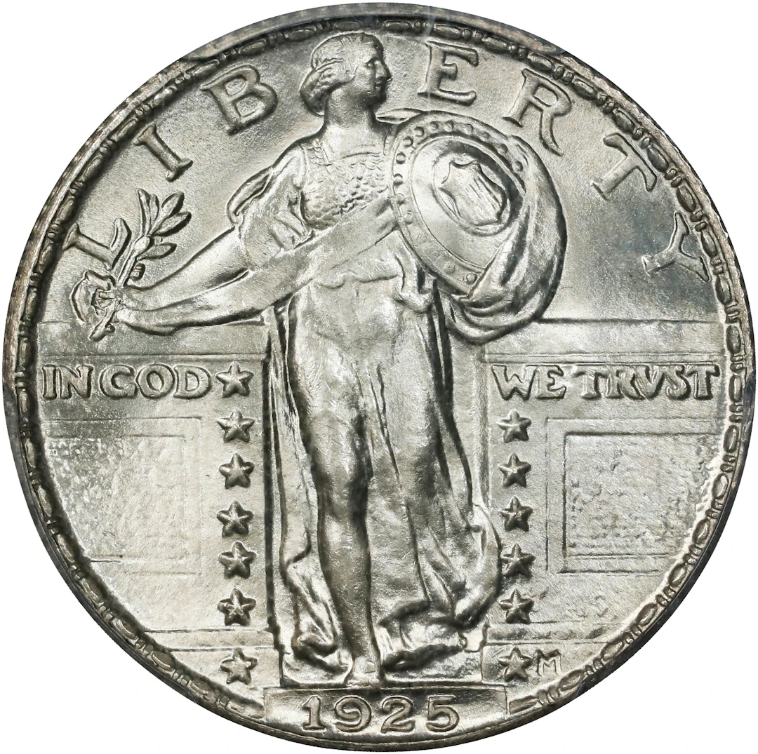 1925 Standing Liberty Quarter. MS-66 (PCGS).