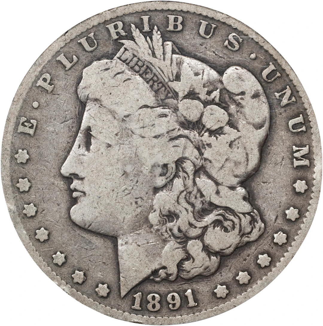 1891-CC Morgan Silver Dollar. Good-6 (PCGS).