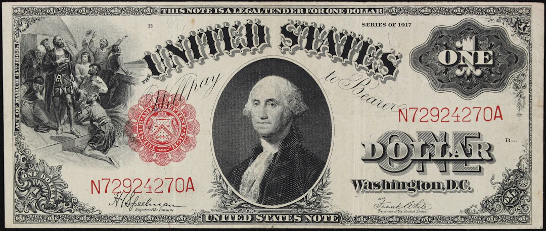 Fr. 39. 1917 $1 Legal Tender Note. Very Fine.