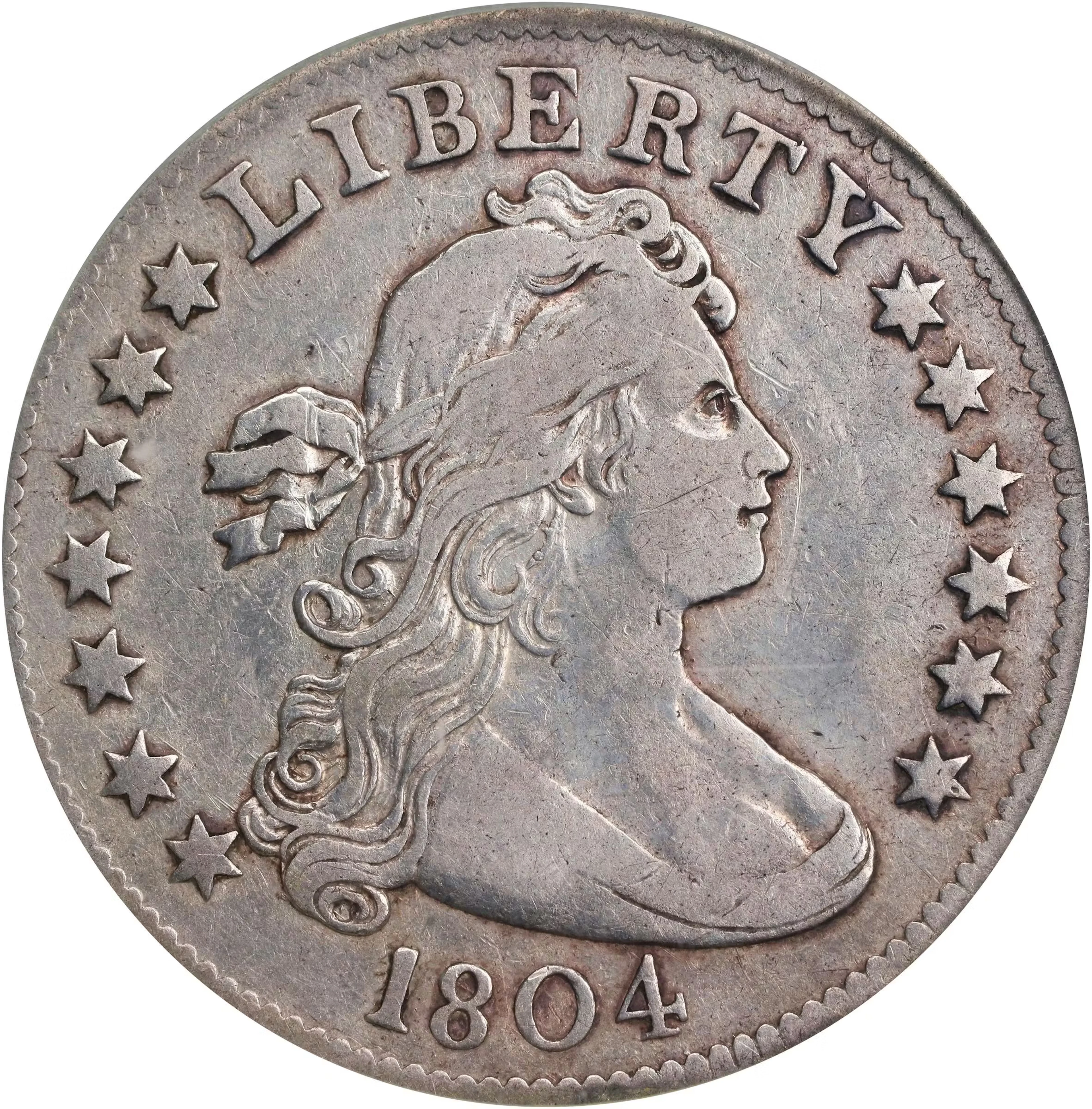 1804 Draped Bust Quarter. B-2. Rarity-5. VF-20 (PCGS). OGH.