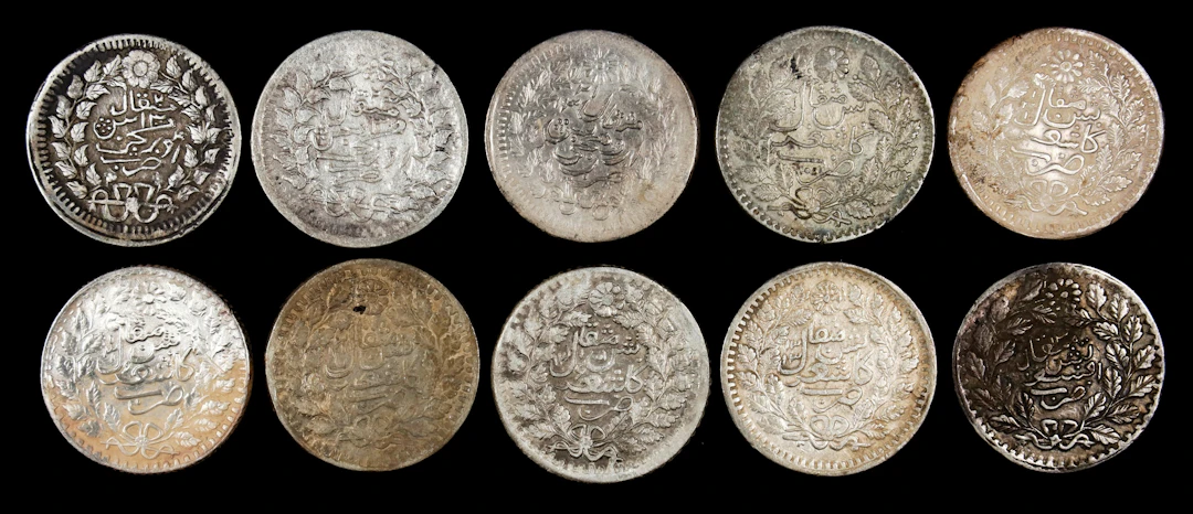(t) CHINA. Sinkiang. Group of 5 Mace (Miscals) (10 Pieces), 1892-1905.