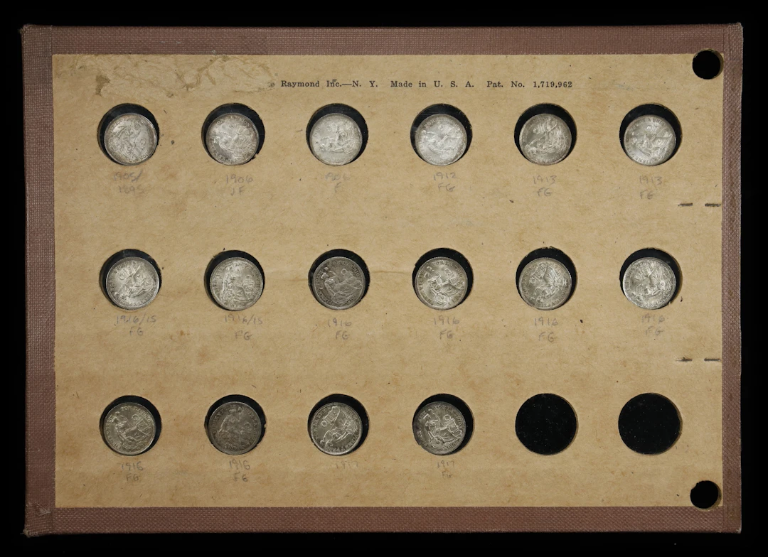 PERU. Group of 1/2 Dinero (16 Pieces), 1905-17. Lima Mint. Average