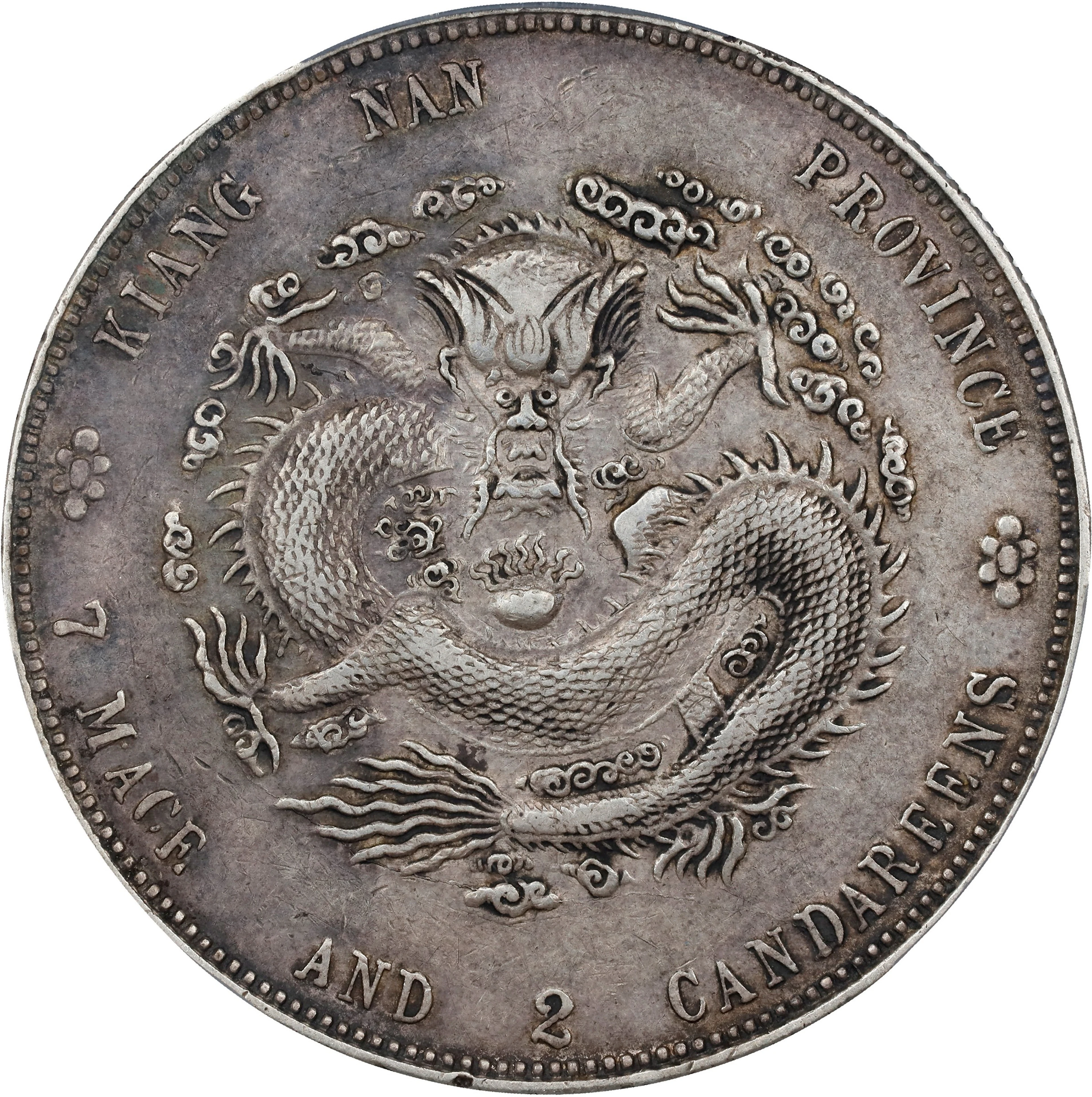(t) CHINA. Kiangnan. 7 Mace 2 Candareens (Dollar), CD (1904)-HAH CH.