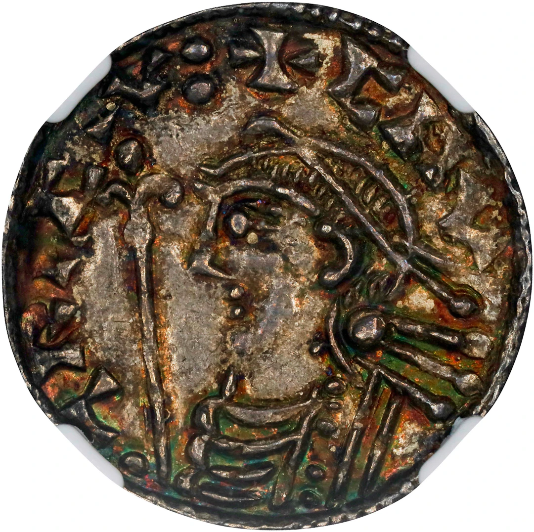 (◊) GREAT BRITAIN. Penny, ND (1029-36). Dover Mint. Cnut. NGC MS-62.