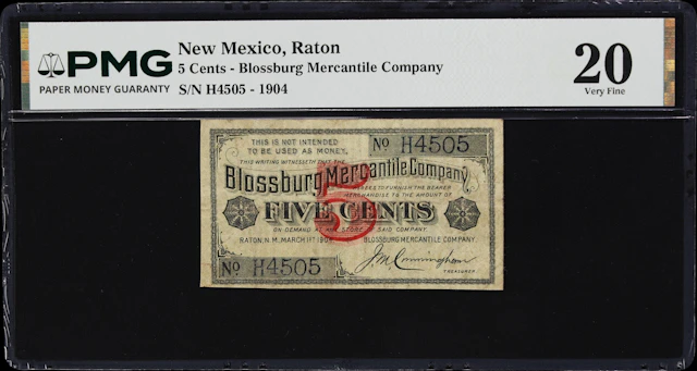 Raton, New Mexico Territory. Blossburg Mercantile Company. 1904 5