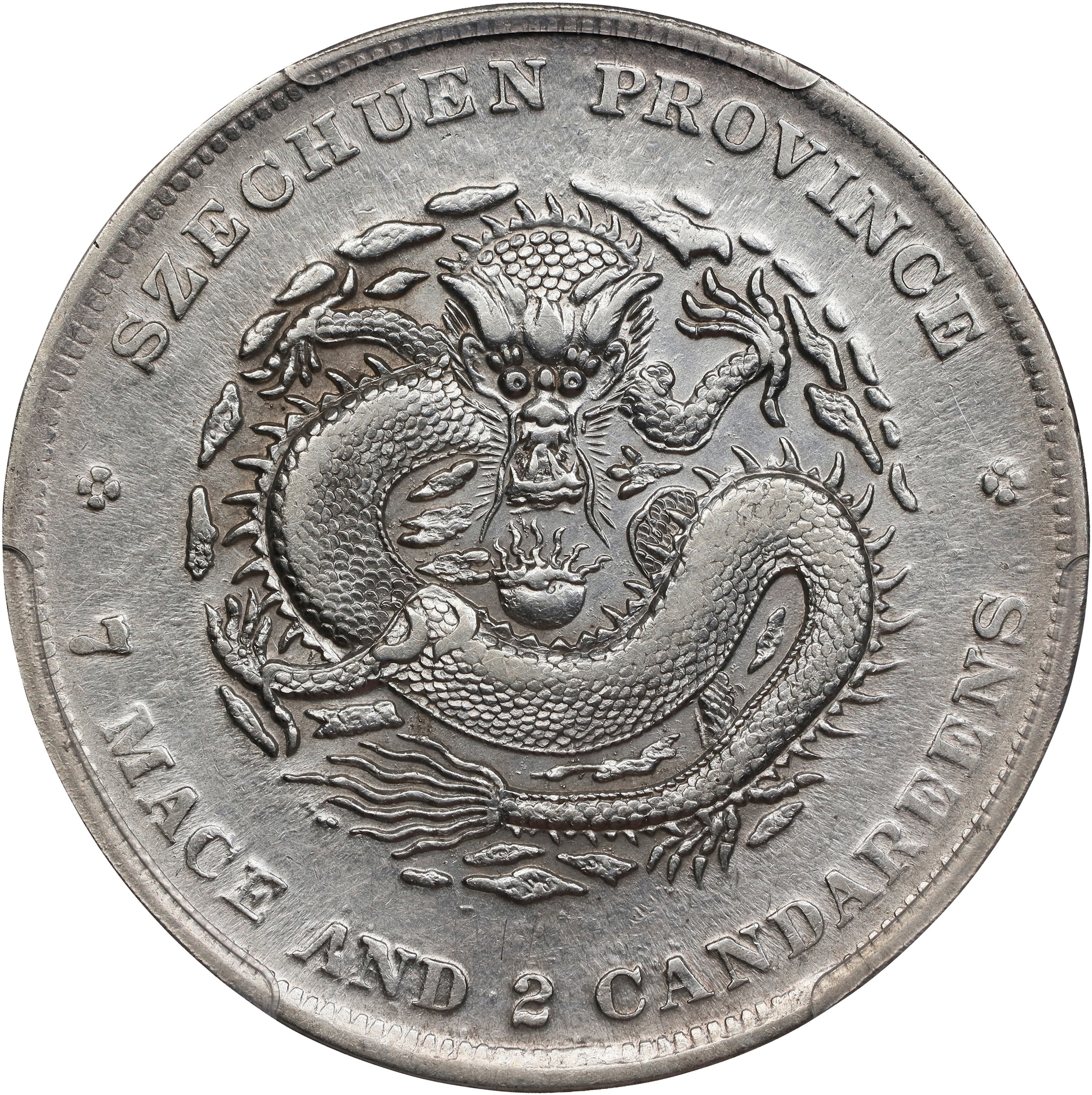 (t) CHINA. Szechuan. 7 Mace 2 Candareens (Dollar), ND (1901-08). Chengdu