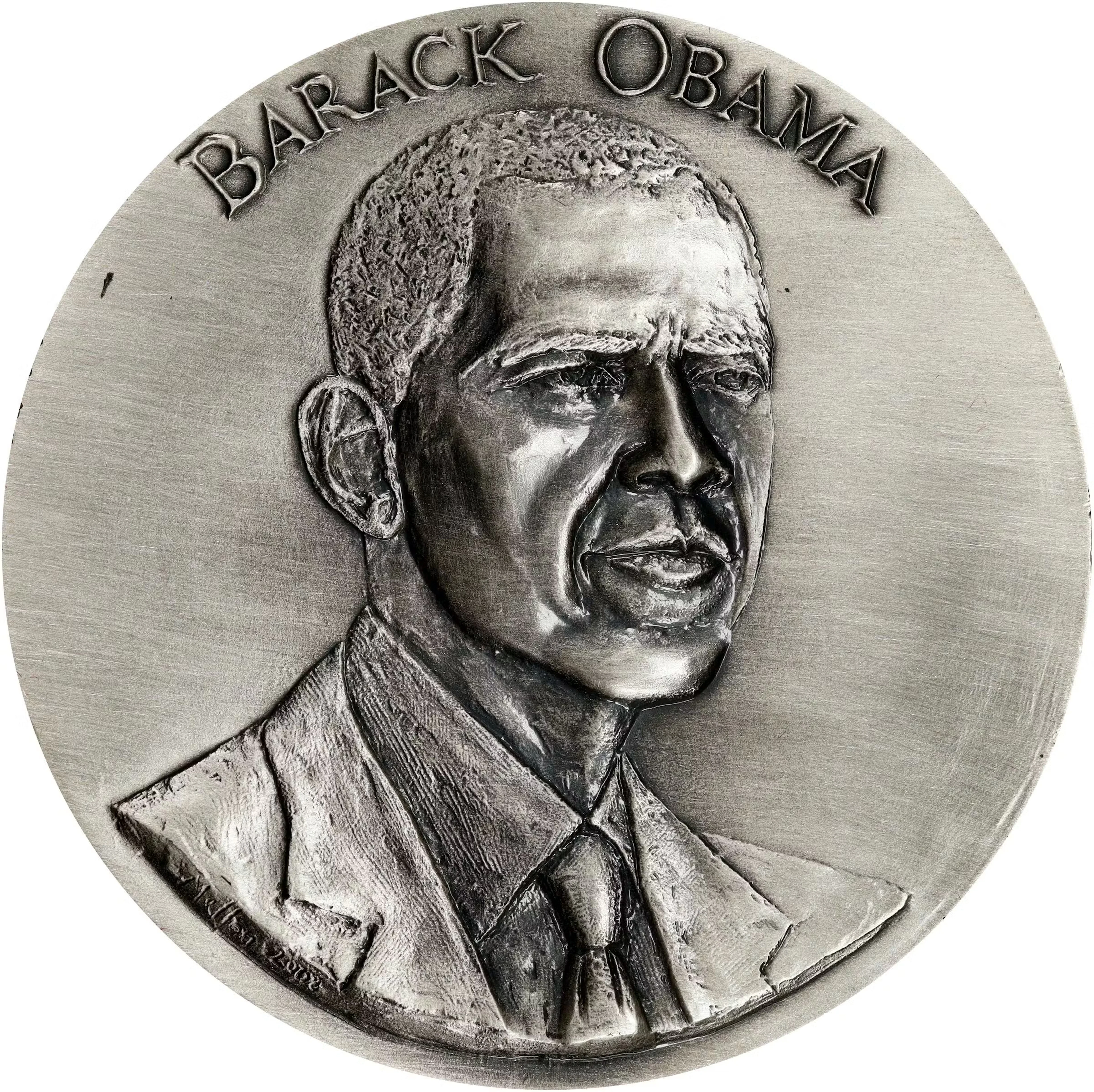 2009 Barack Obama First Inaugural Medal. Silver. No. 0368. Gem Mint State.