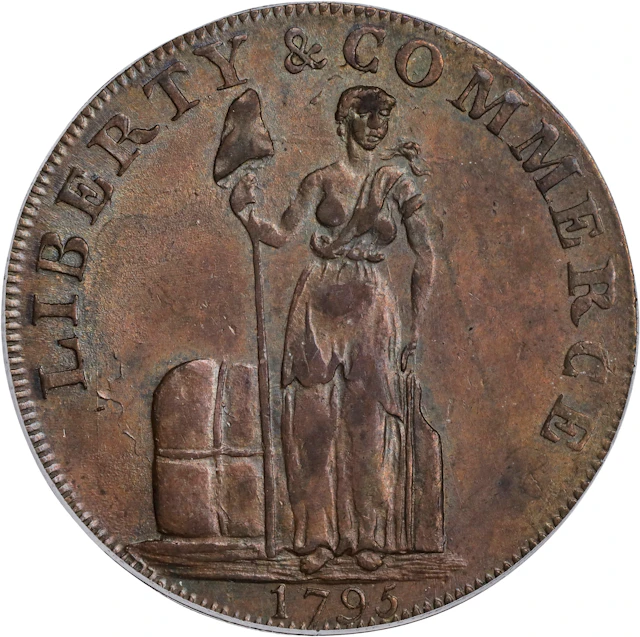 1795 Talbot, Allum & Lee Cent. Fuld-1, W-8620. Rarity-1. Lettered