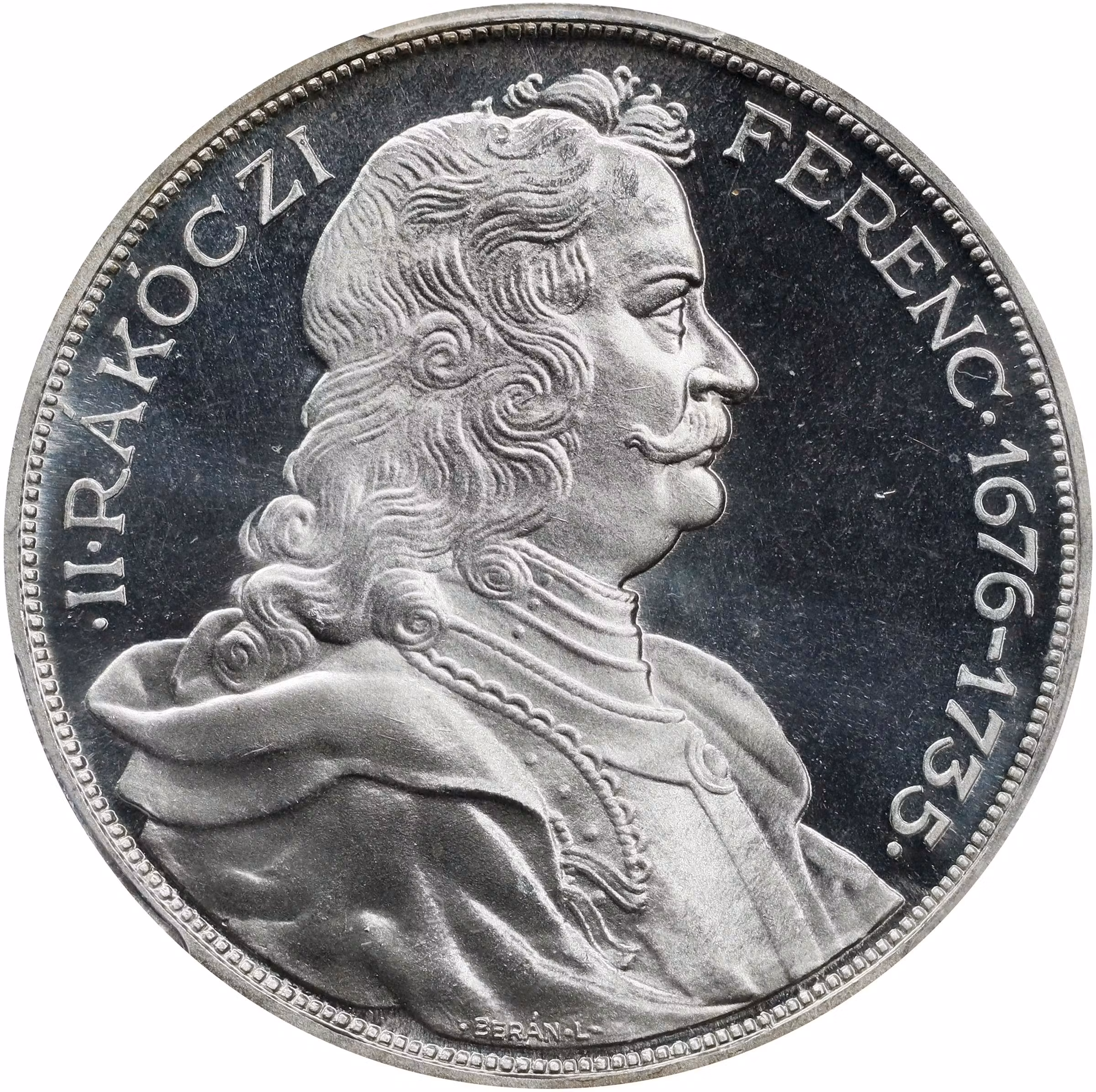 HUNGARY. 2 Pengo Restrike, "1935"-BP. Budapest Mint. PCGS PROOF-67 Cameo.