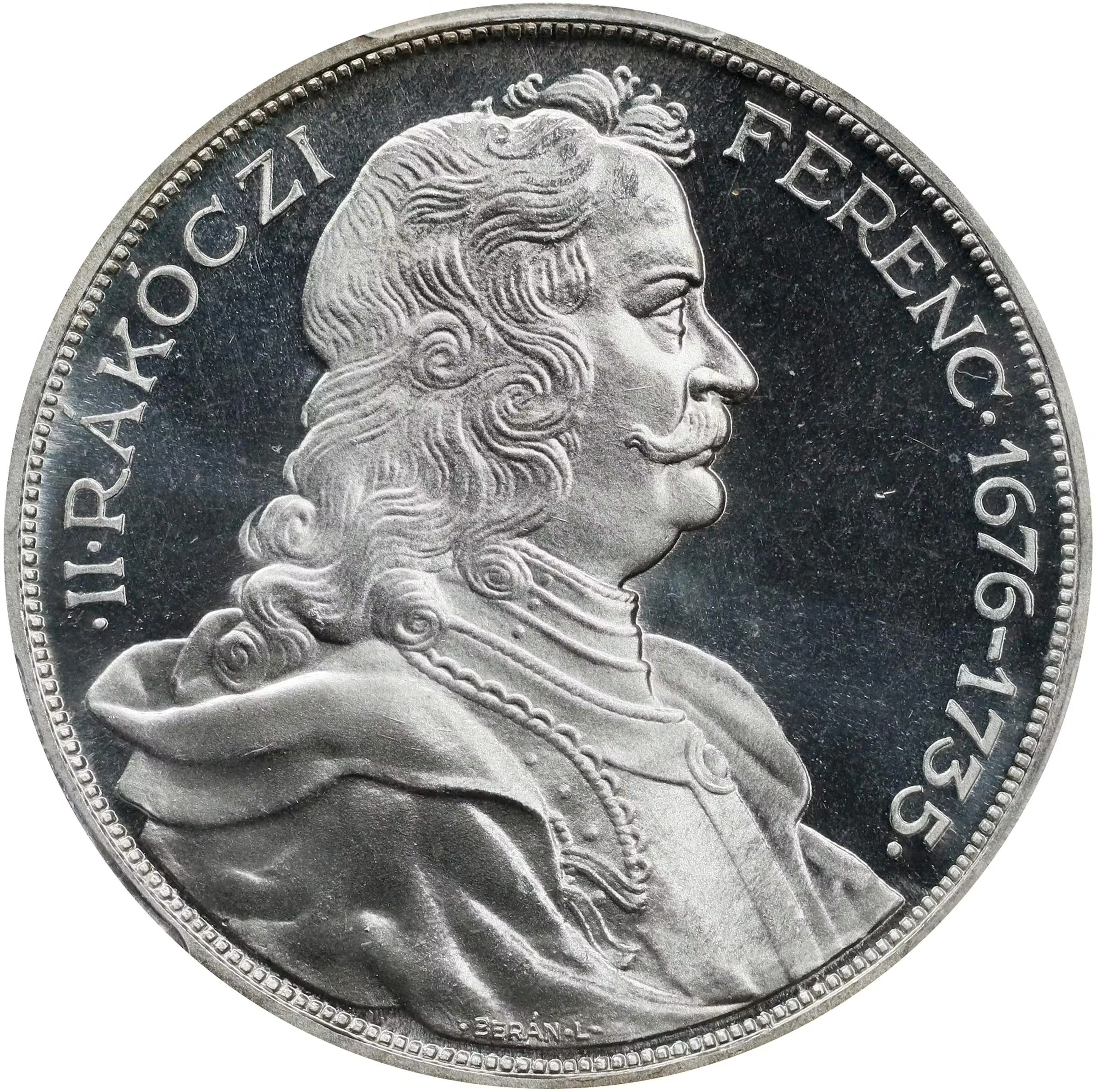 HUNGARY. 2 Pengo Restrike, "1935"-BP. Budapest Mint. PCGS PROOF-67 Cameo.