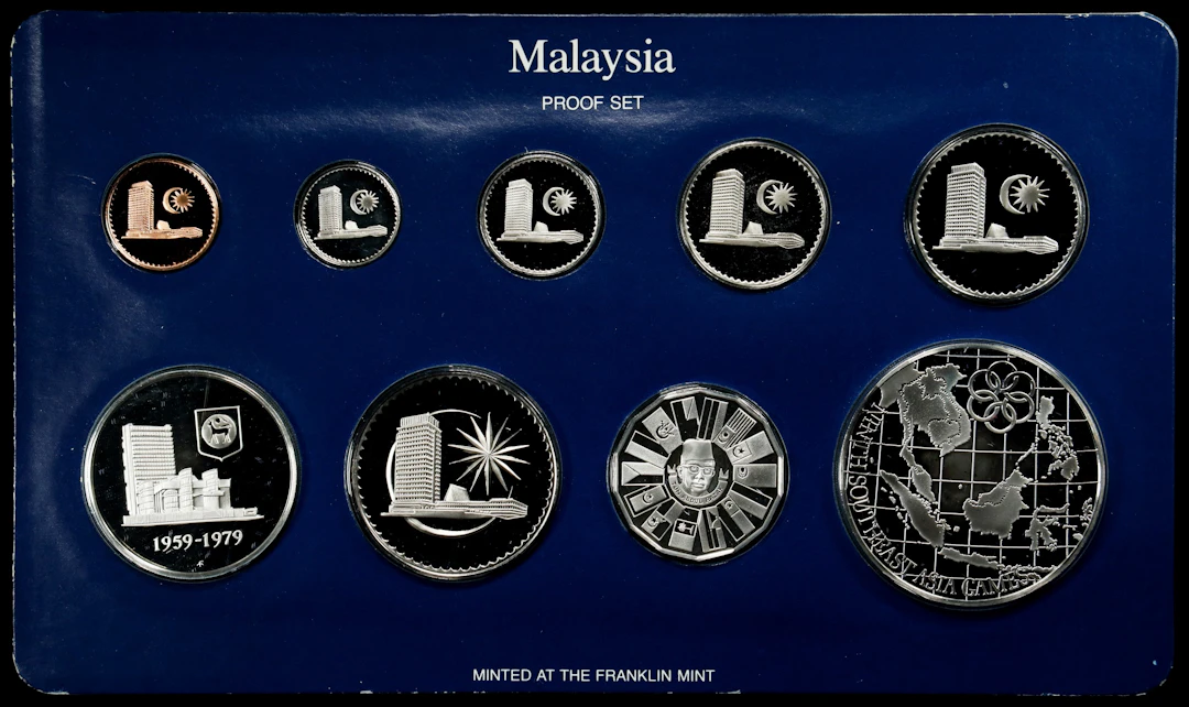 MALAYSIA. Proof Set (9 Pieces), 1980. Pennsylvania (Franklin) Mint. GEM PROOF.
