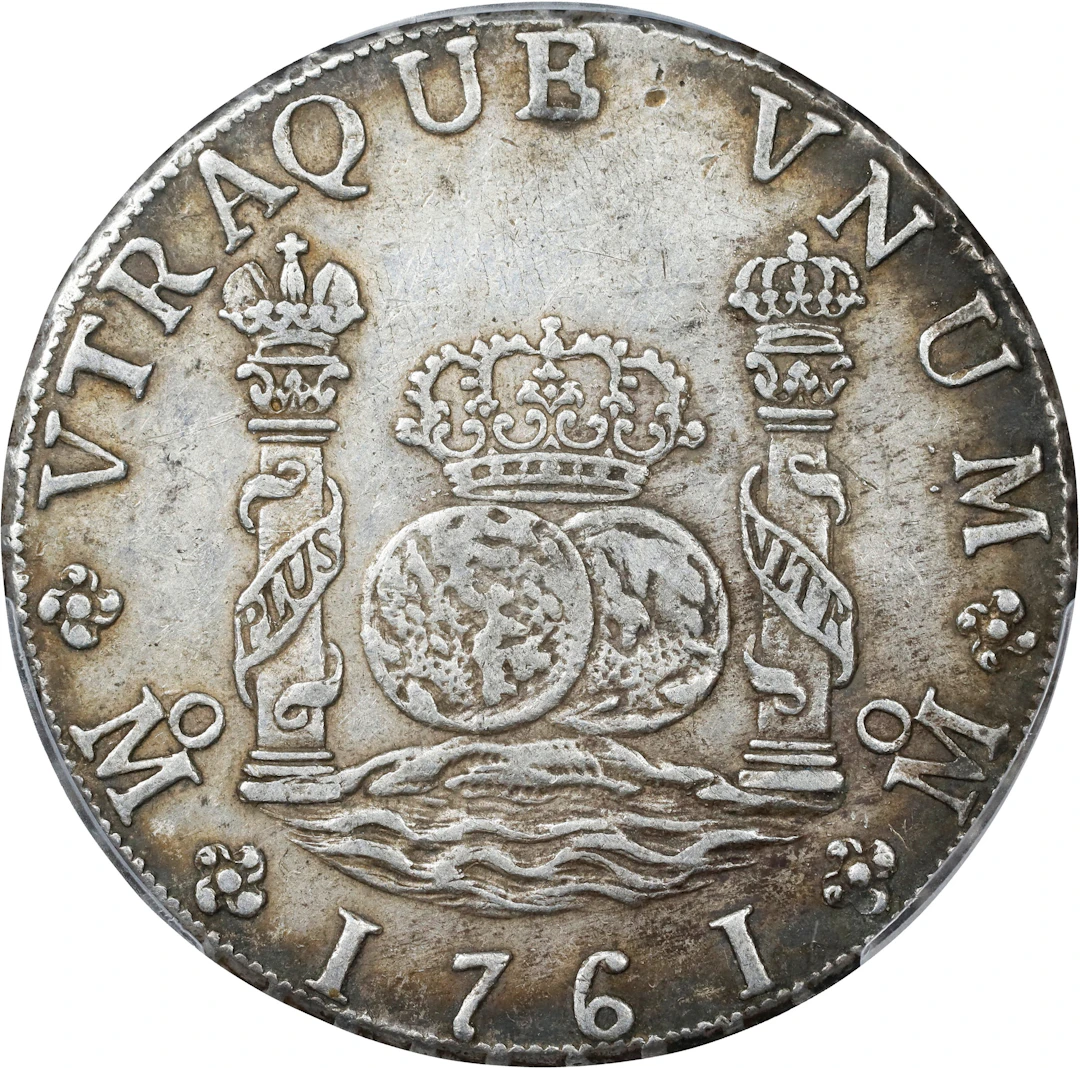 MEXICO. 8 Reales, 1761-Mo MM. Mexico City Mint. Charles III. PCGS EF-45.