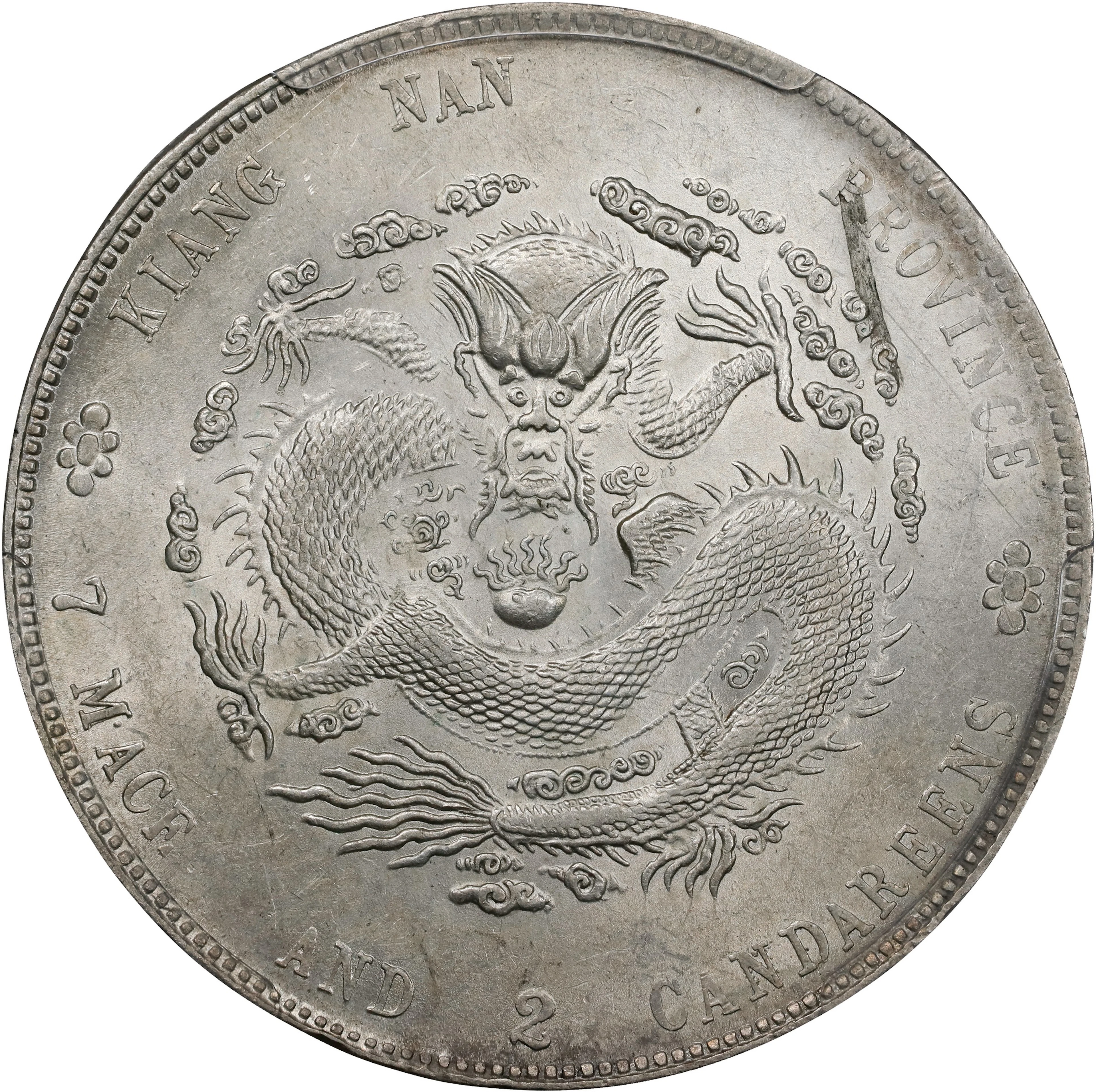 (t) CHINA. Kiangnan. 7 Mace 2 Candareens (Dollar), CD (1904)-HAH CH.
