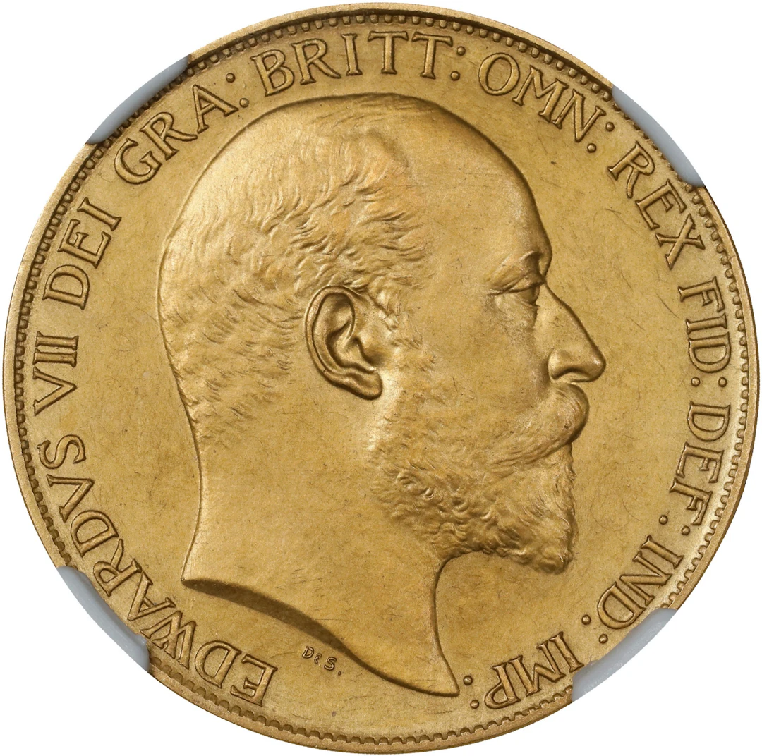 GREAT BRITAIN. 2 Pounds, 1902. London Mint. Edward VII. NGC MATTE PROOF-61.