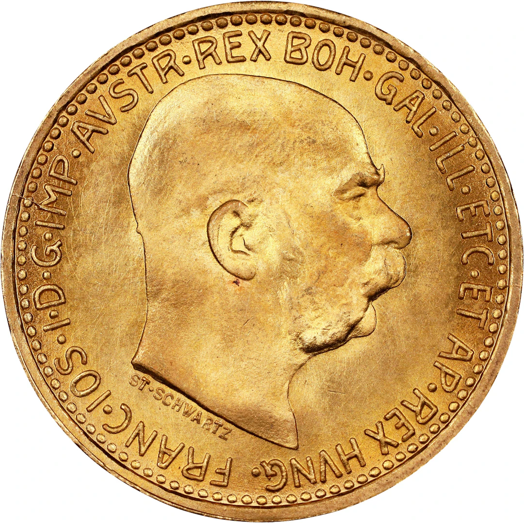 (0.098 oz, 3.048 g AGW). Austria. 1912 Gold 10 Corona.