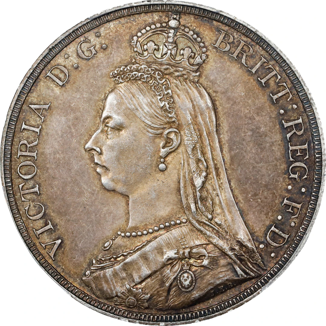 GREAT BRITAIN. Crown, 1887. London Mint. Victoria. PCGS MS-62.