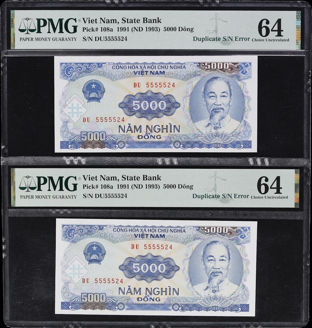 VIETNAM. State Bank of Vietnam. 5000 Dong, 1991 (ND 1993). P-108a.