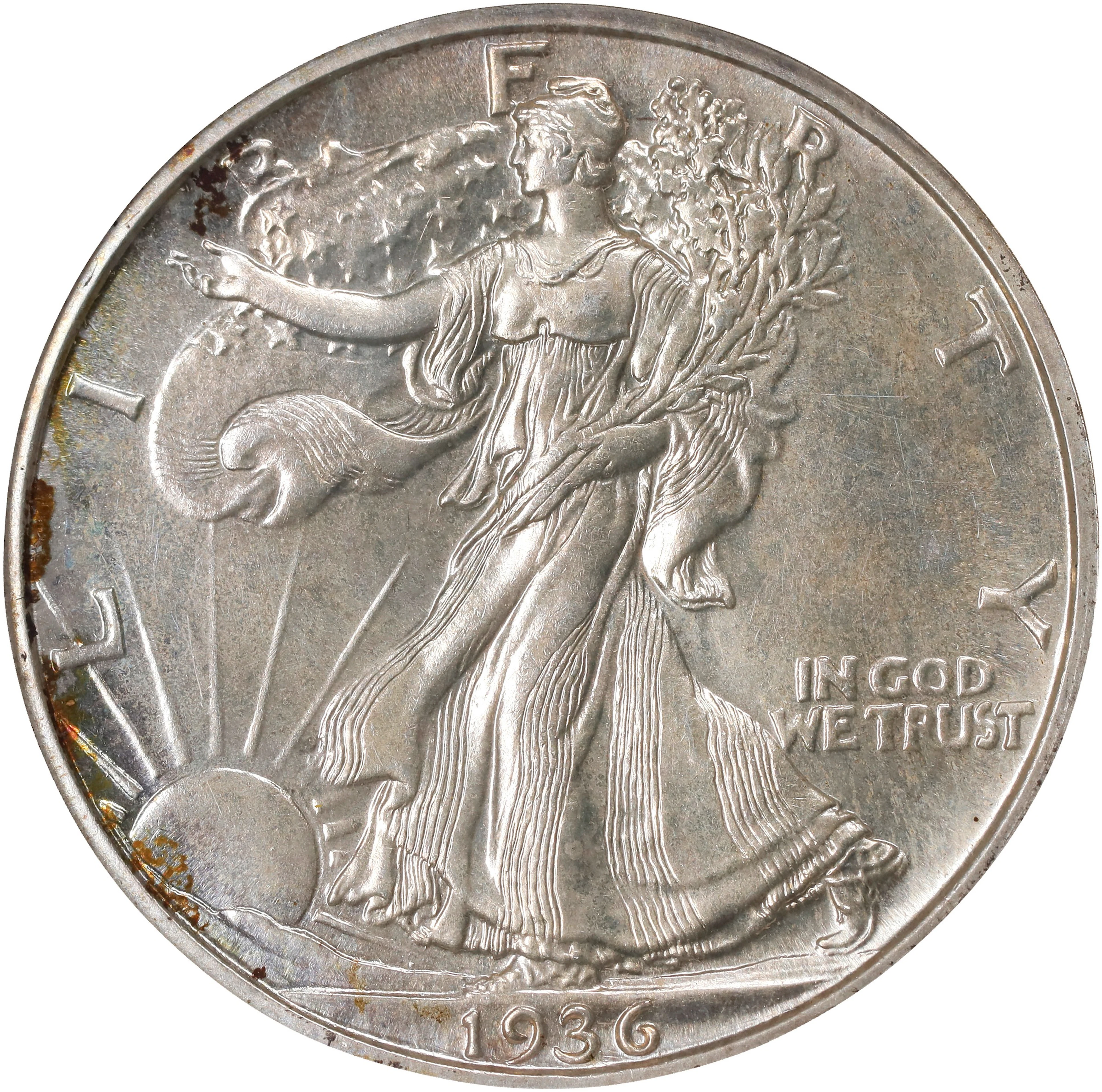 1936 Walking Liberty Half Dollar. Proof-66 (NGC).
