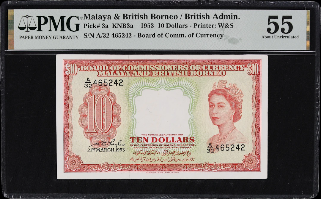 MALAYA AND BRITISH BORNEO. Board of Commissioners of Currency. 10