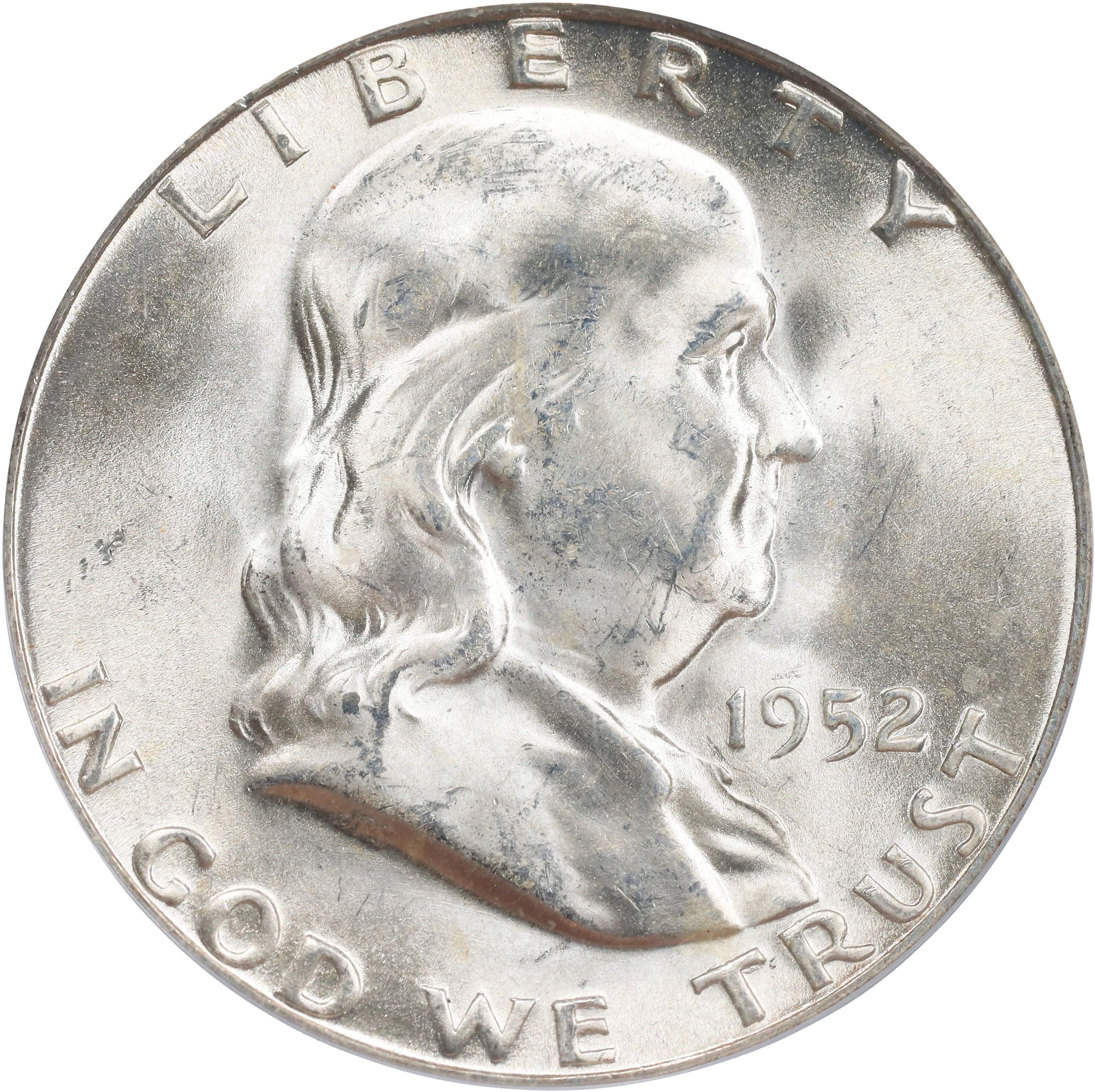1952-S Franklin Half Dollar. MS-64 FBL (PCGS).