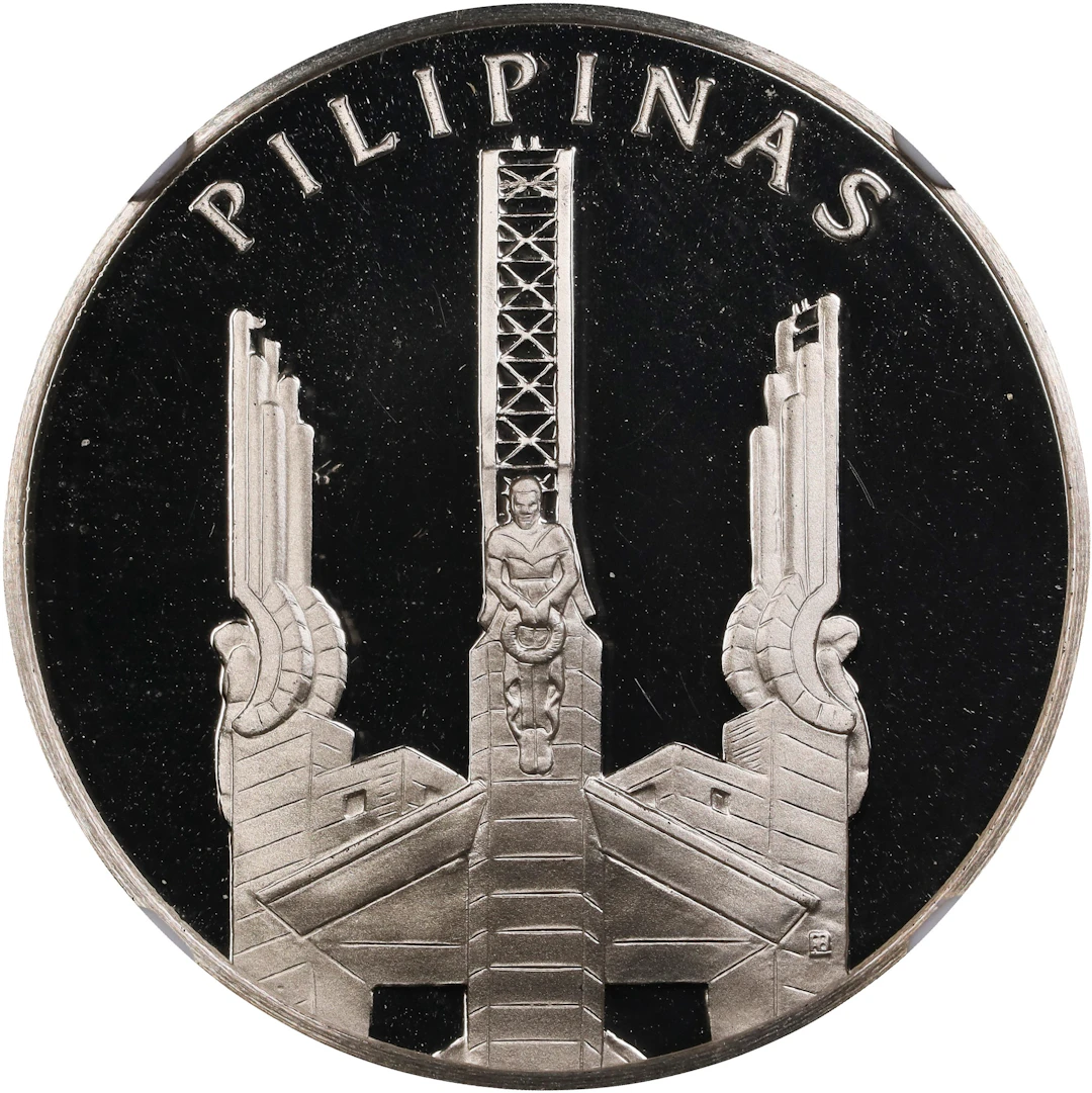 PHILIPPINES. United Nations Silver Medal, 1980-FM. Pennsylvania (Franklin)